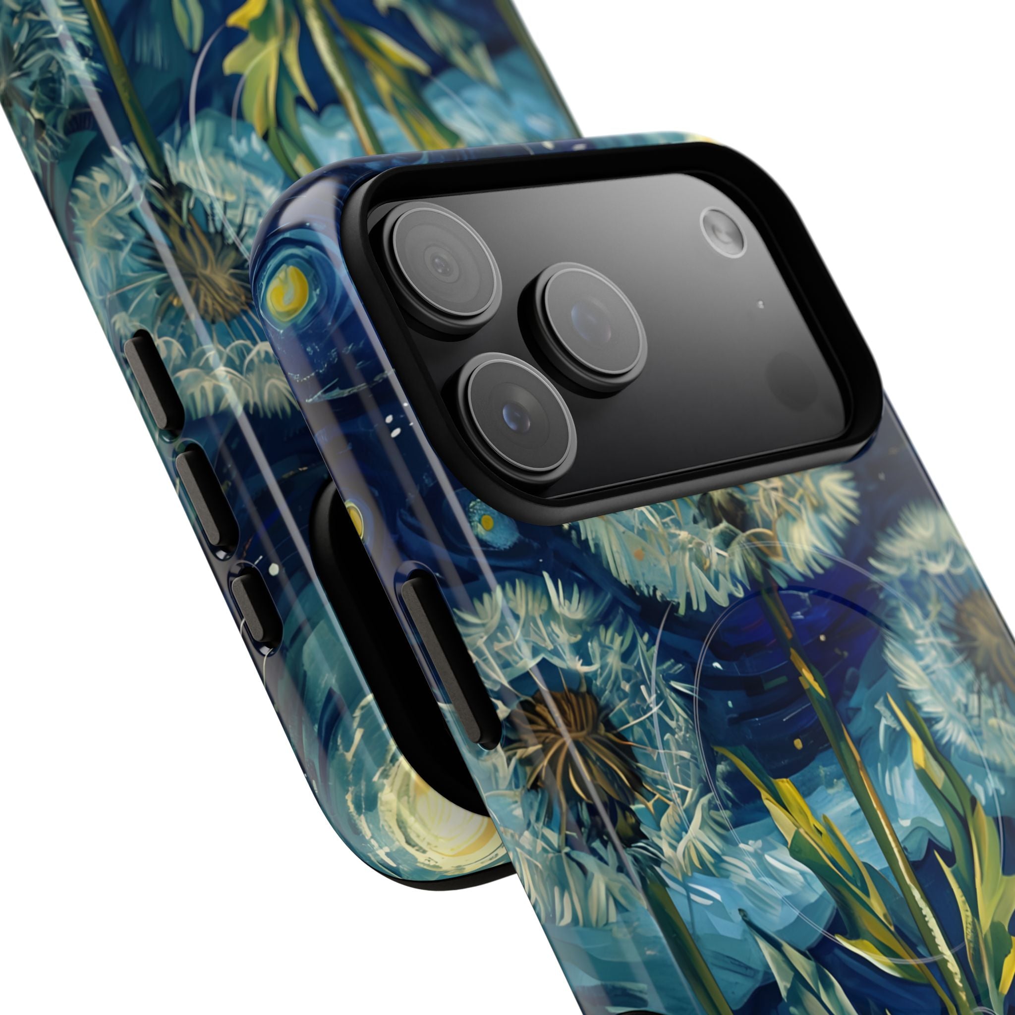 Starry Dandelion Swirl · Tough+ Coque de téléphone pour iPhone · Magsafe