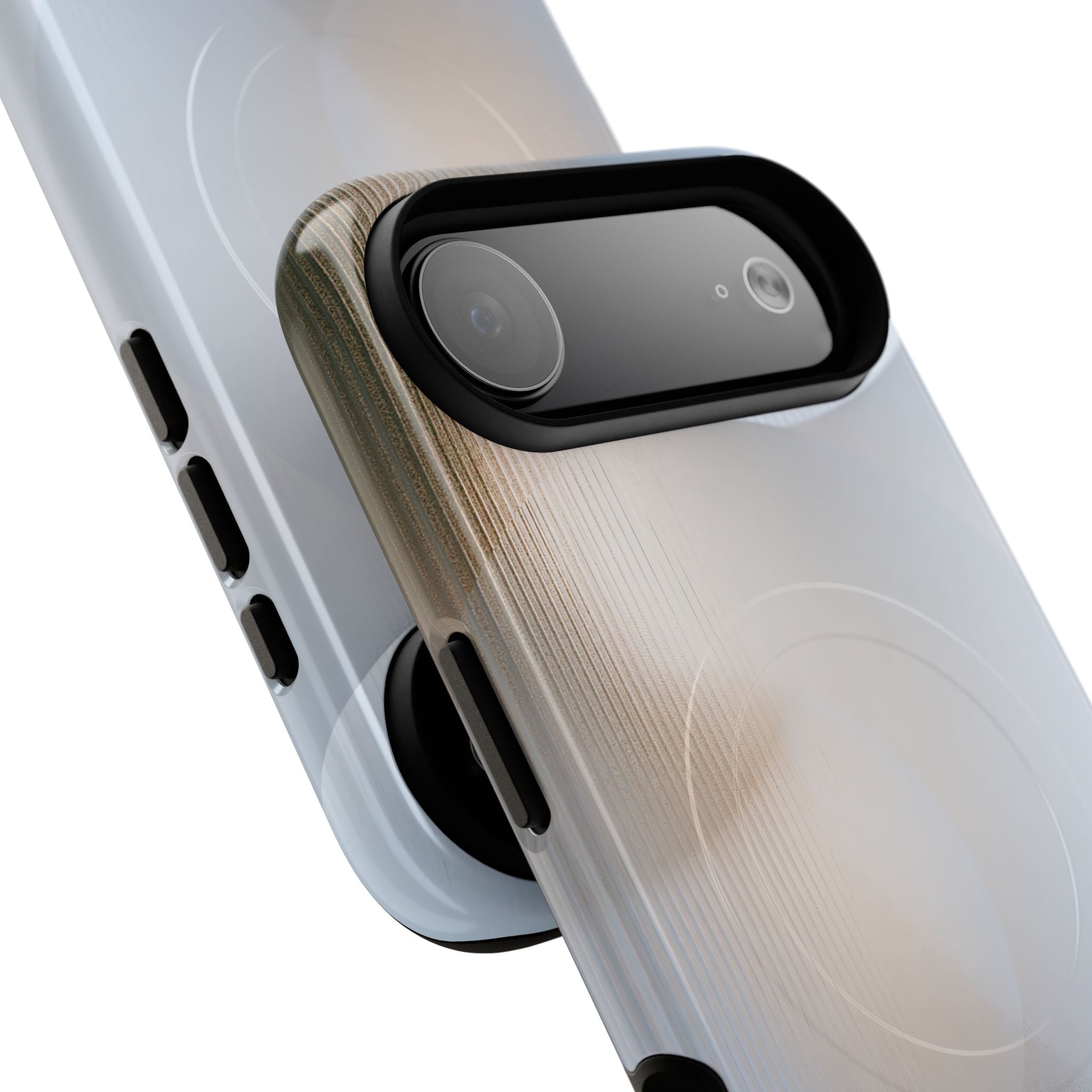 White Tough 2.0 Magsafe Phone Case for iPhone - Frosted Ribbed Sphere