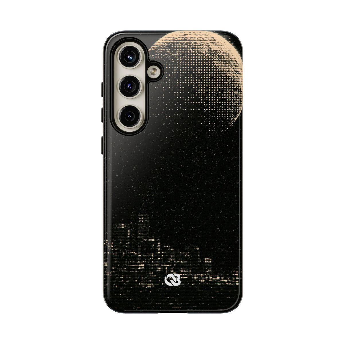 Lunar Metropolis Nocturne · Tough Phone Case for Samsung · Black