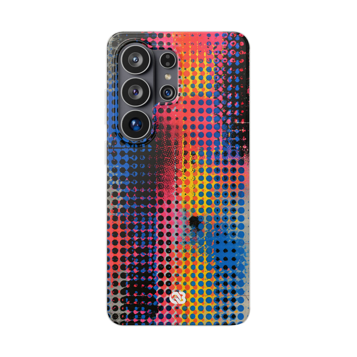Chromatic Halftone Grid · Lite Phone Case for Samsung · Blue