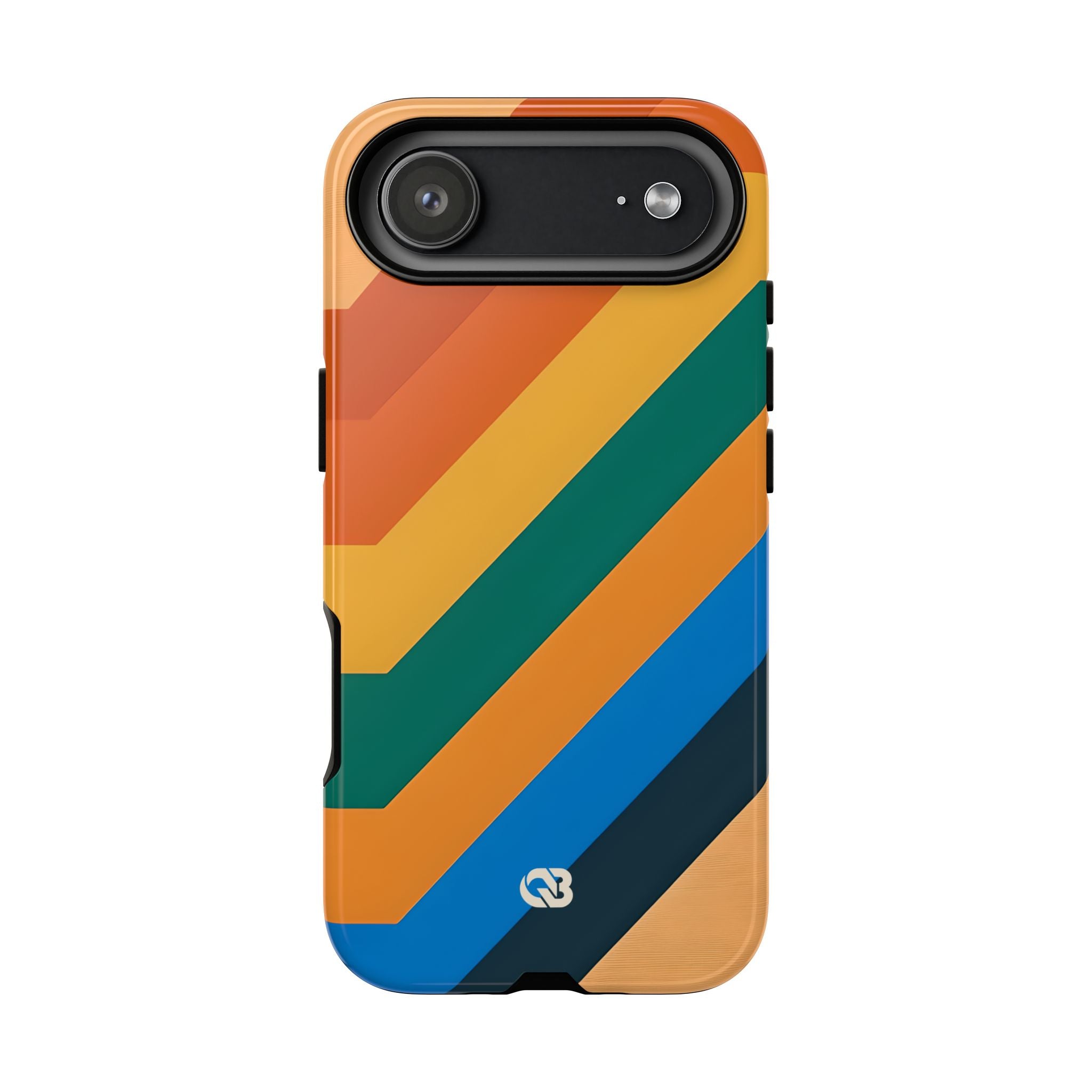 Retro Ridge Lines · Tough Hoesje voor iPhone