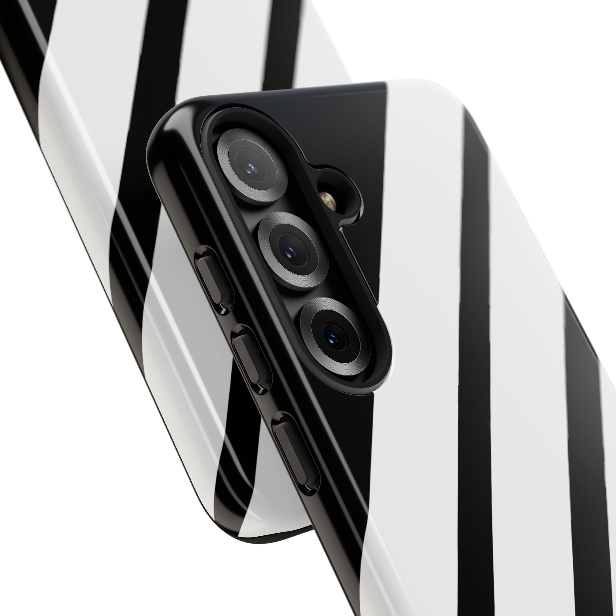 Obsidian White Bars · Tough Handyhülle für Samsung