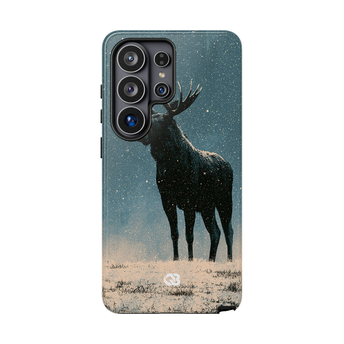 Nordic Boreal Moose · Tough Phone Case for Samsung · Blue