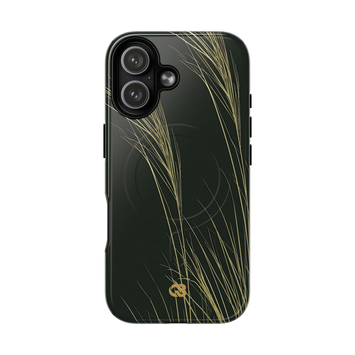Golden Whispering Reeds · Tough 2.0 Magnetic Phone Case for iPhone · Green