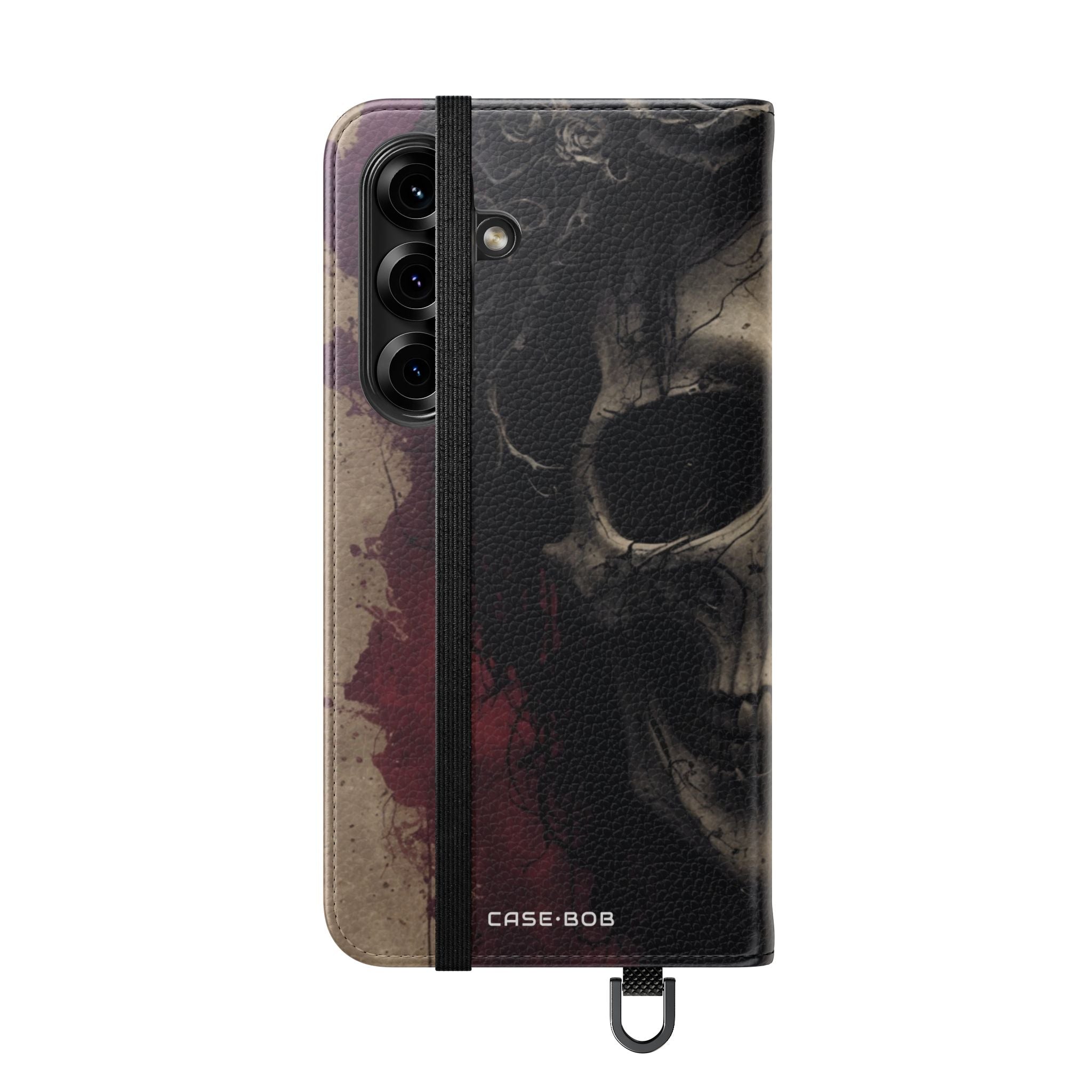 Winged Skull Rose - Samsung S25 Case - Wallet