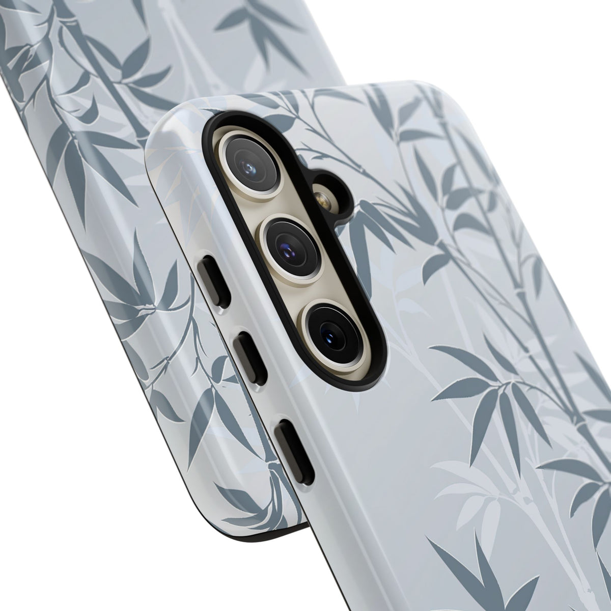 Misty Bamboo Grove · Tough Phone Case for Samsung · Blue