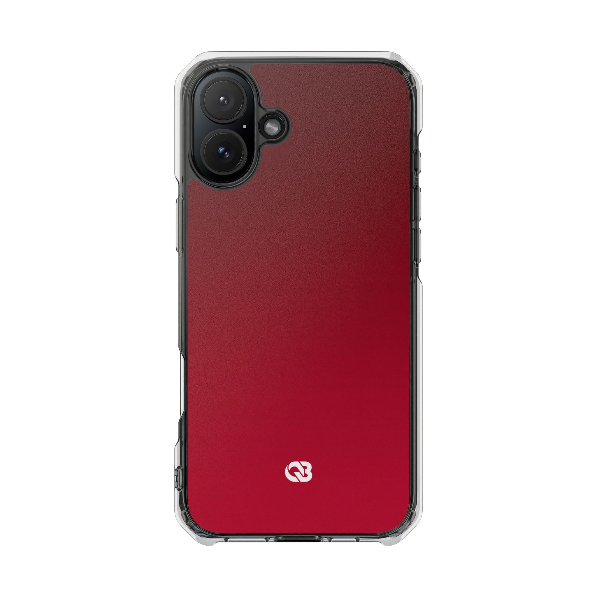 Red Impact MagSafe Phone Case for iPhone - Crimson Velvet Fade