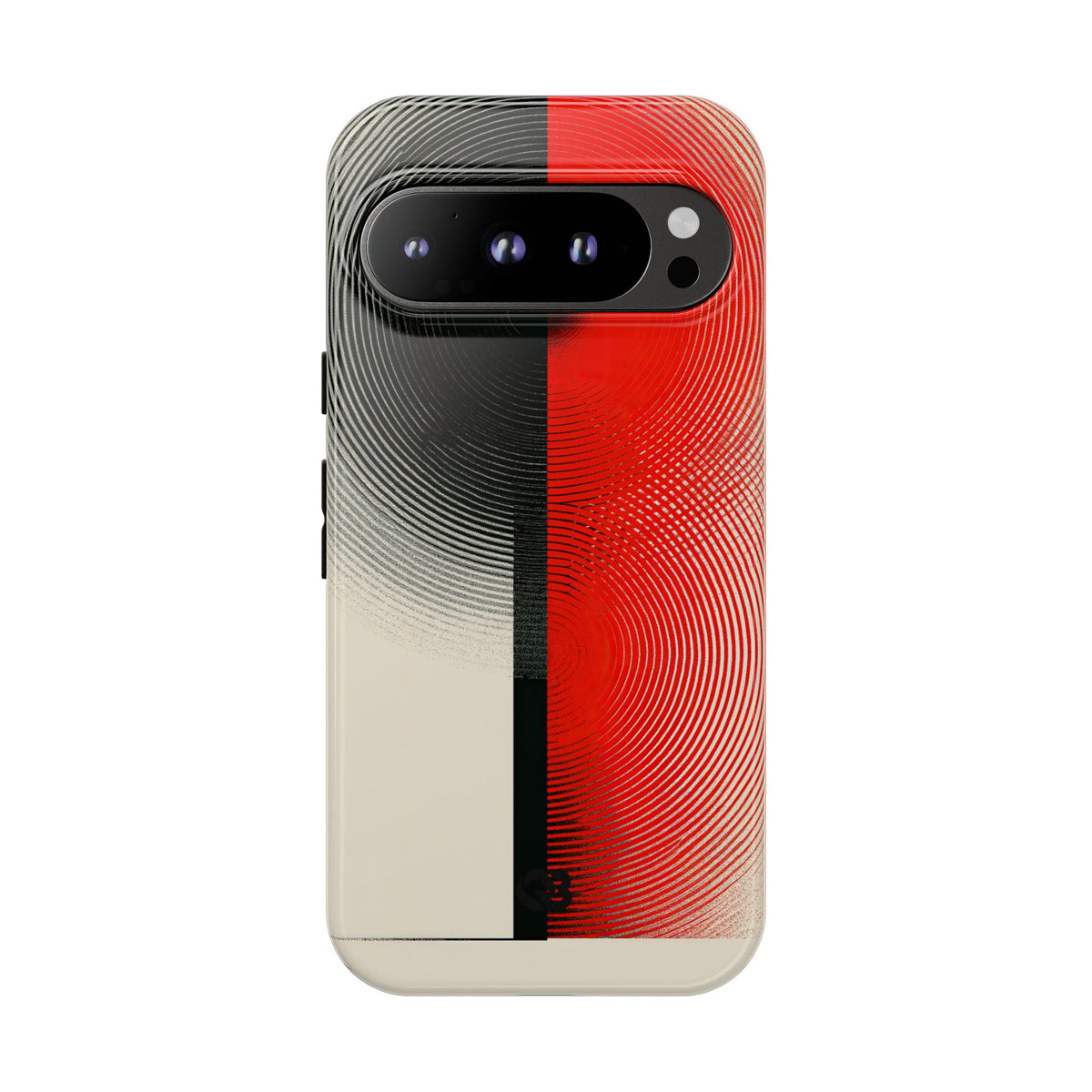 Red Tough Phone Case for Google Pixel - Split Signal Red