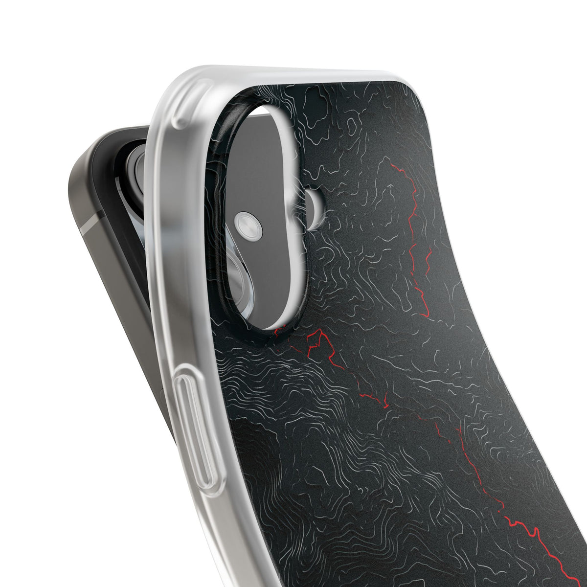 Crimson Rift · Lite Phone Case for iPhone · Black