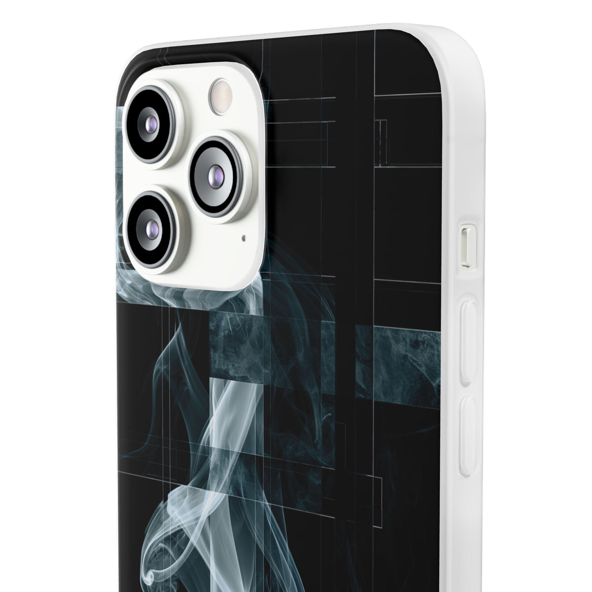 Fractured Smoke · Lite Phone Case for iPhone · Black