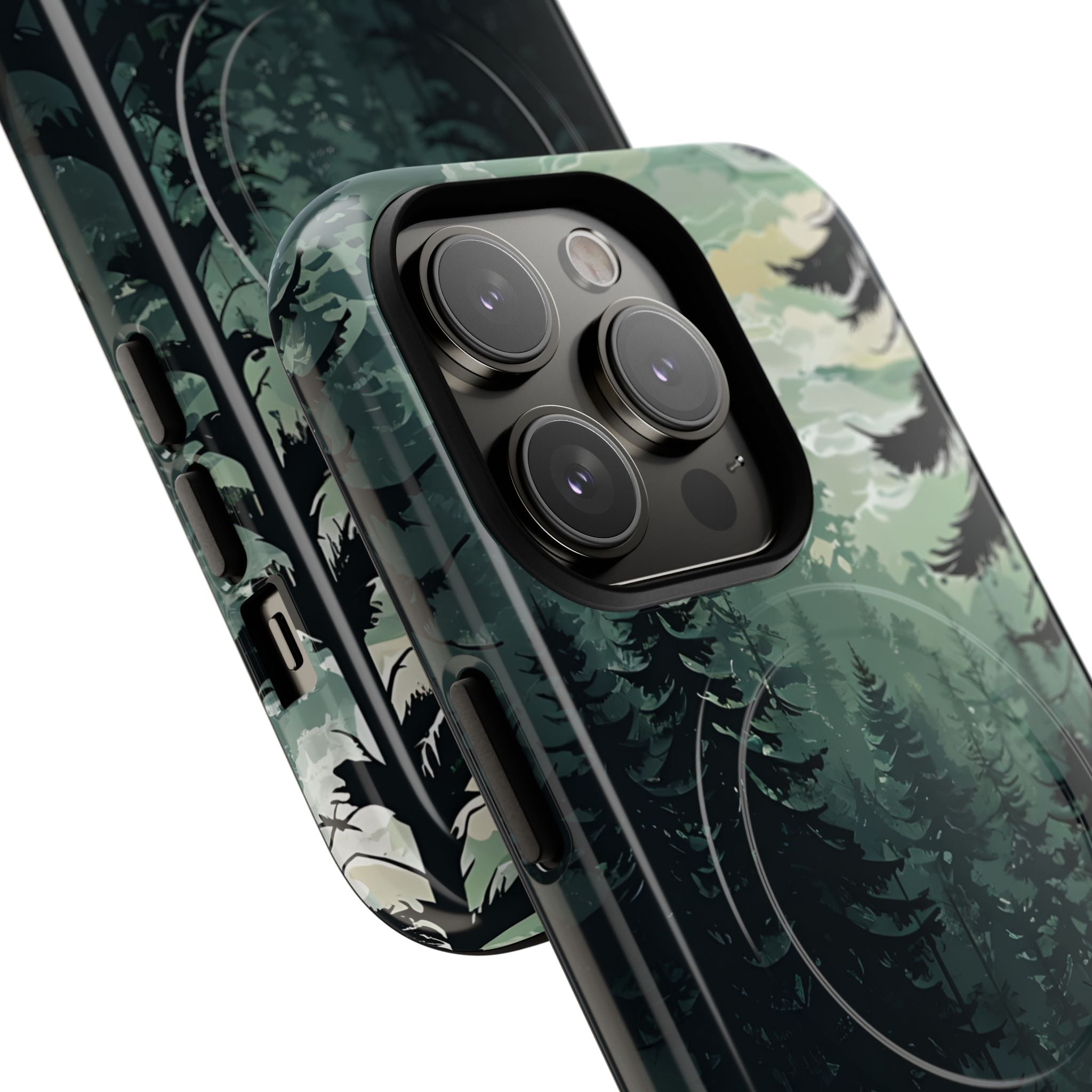 Misty Pine Shadow · Tough+ Phone Case for iPhone · Magsafe