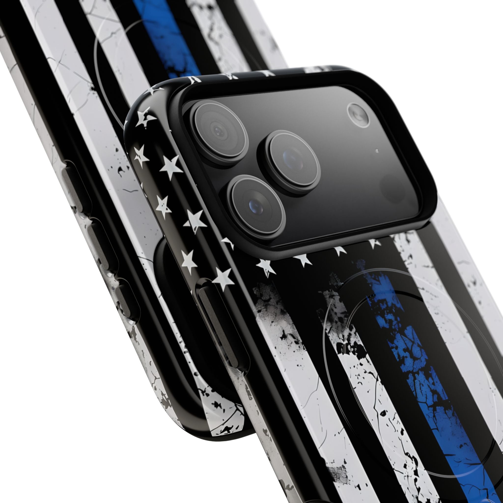 Blue Stripe Flag iPhone 17 Pro Max Case - Tough+ - CASE•BOB