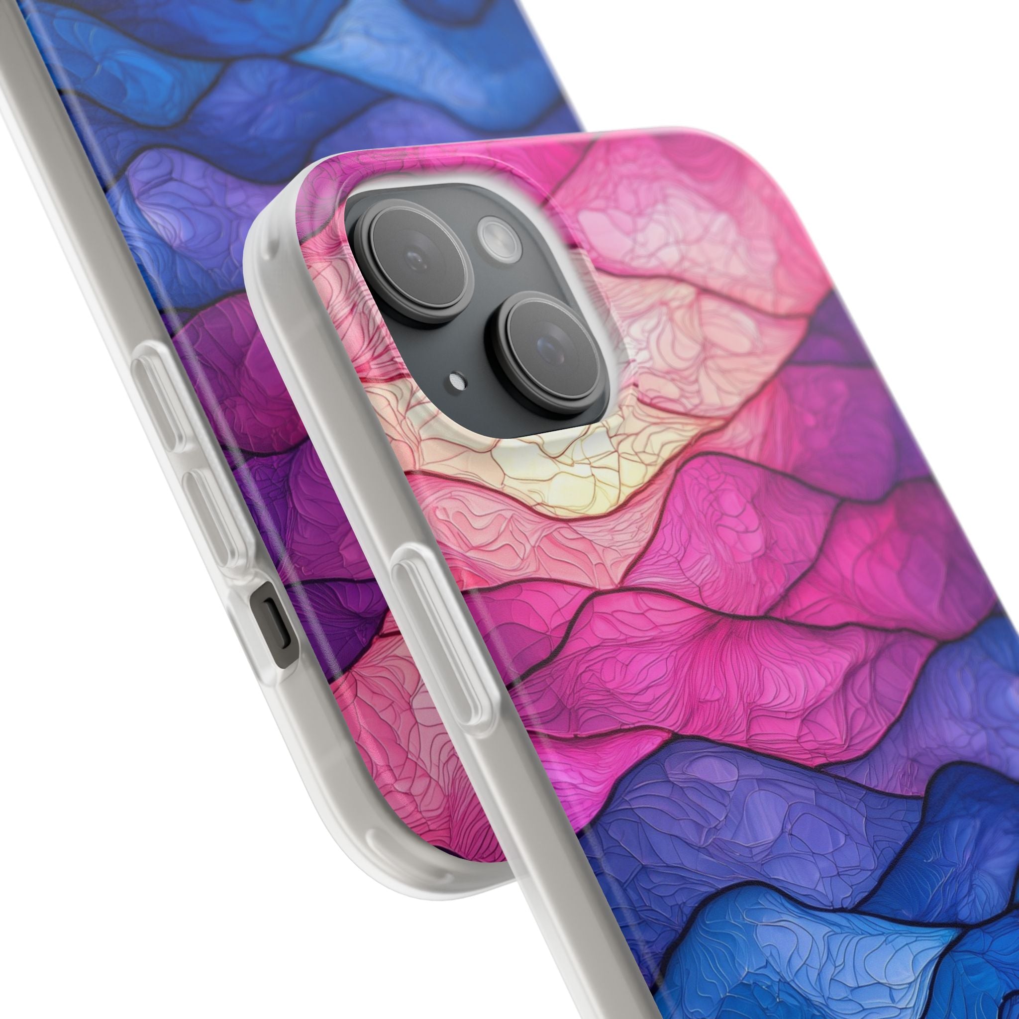 Electric Ridge Flow · Soft Phone Case for iPhone