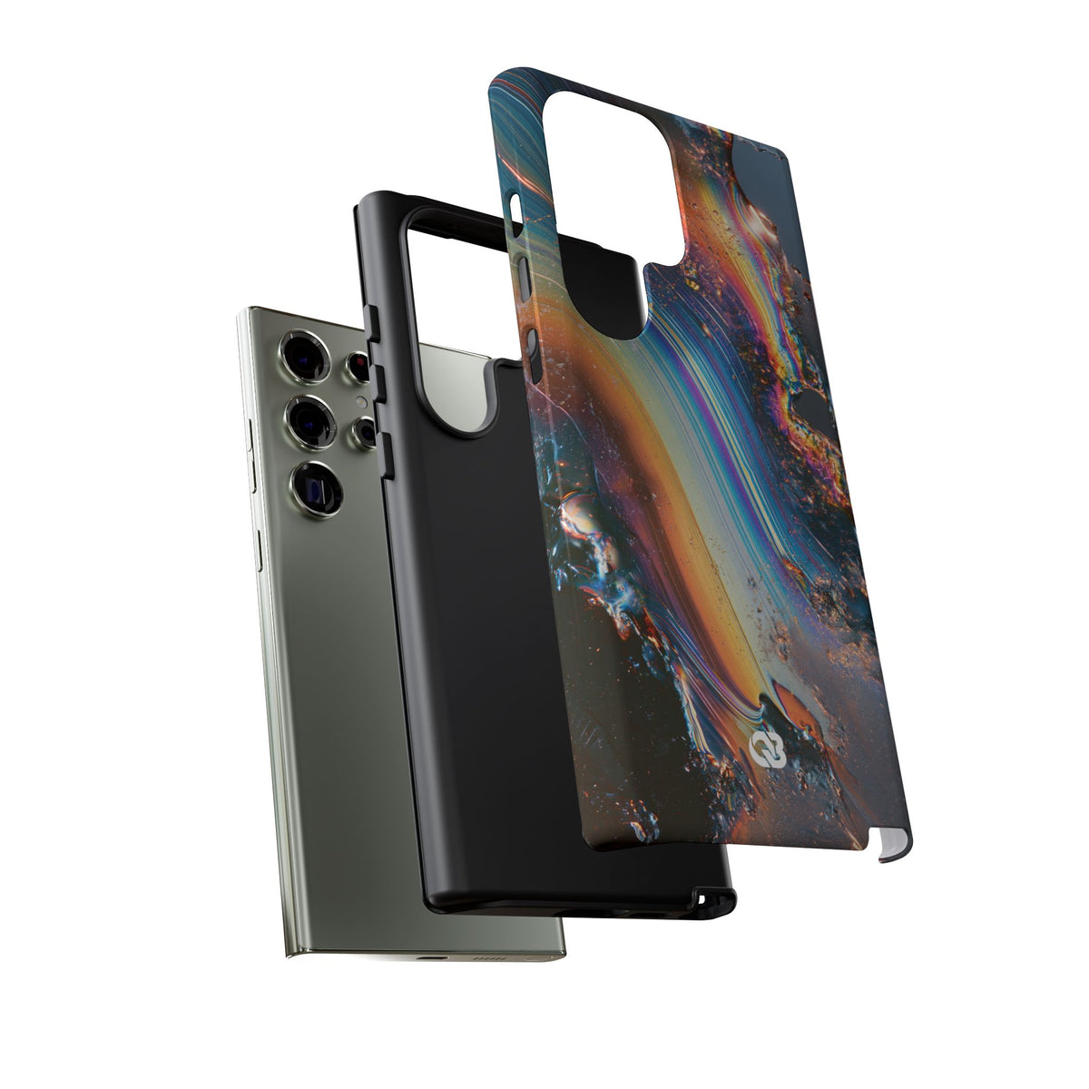 Prismatic Aura Flow · Tough Phone Case for Samsung · Blue