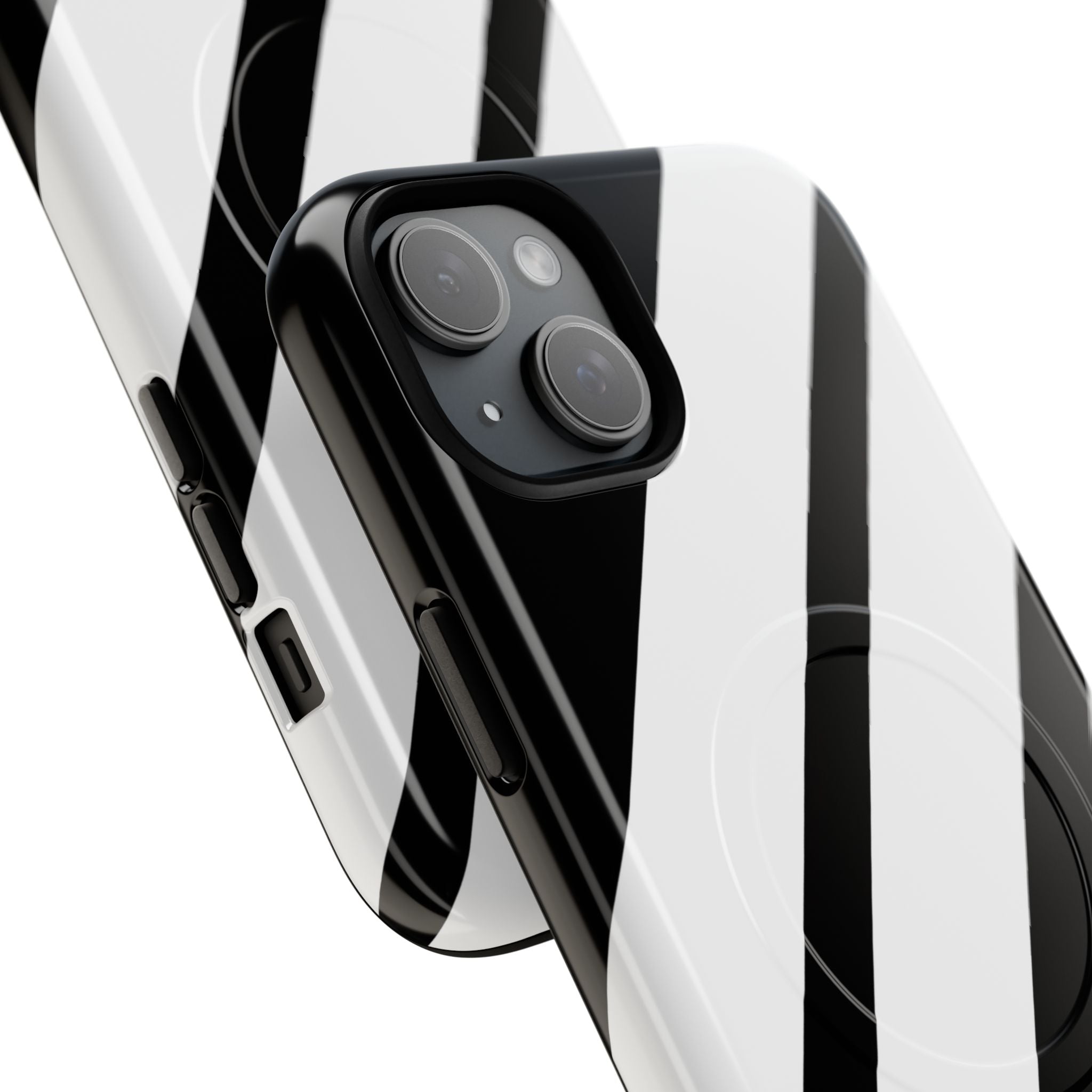 Obsidian White Bars · Tough+ Phone Case for iPhone · Magsafe