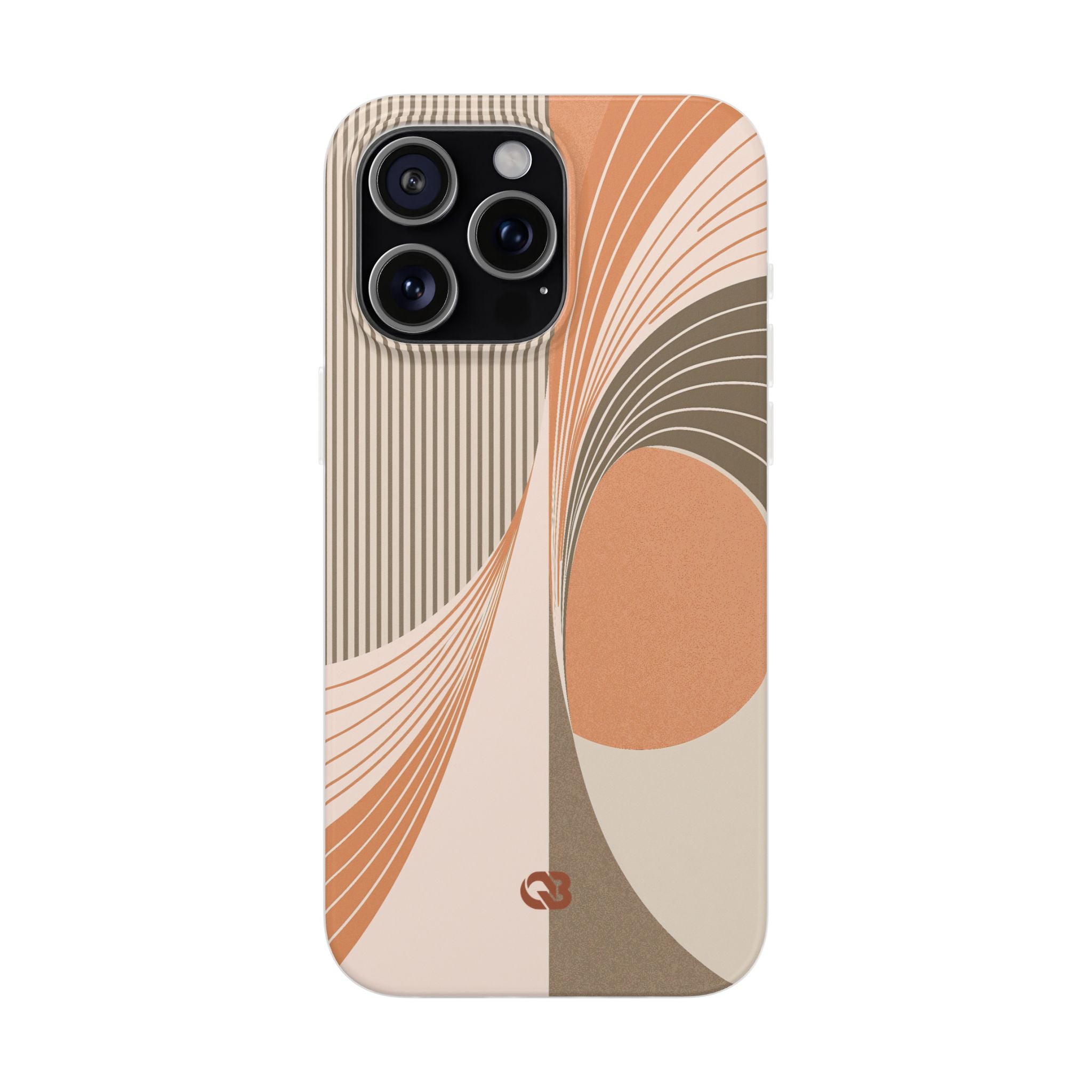 Orange Lite Phone Case for iPhone - Desert Arc Horizon