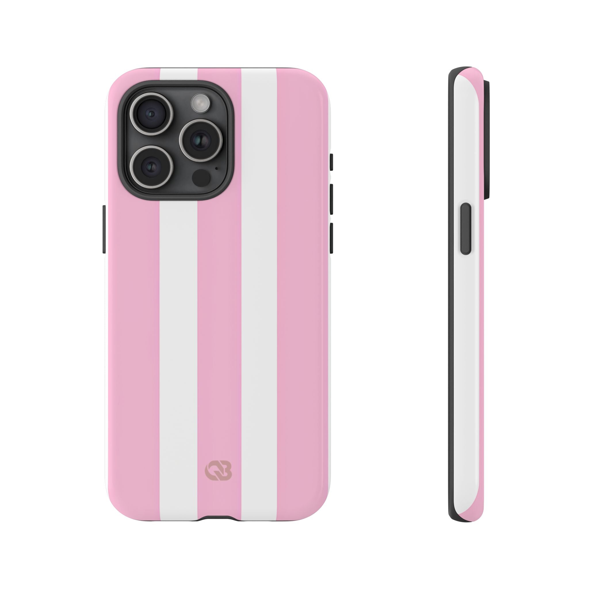 Soft Pink Stripe · Tough Coque de téléphone pour iPhone