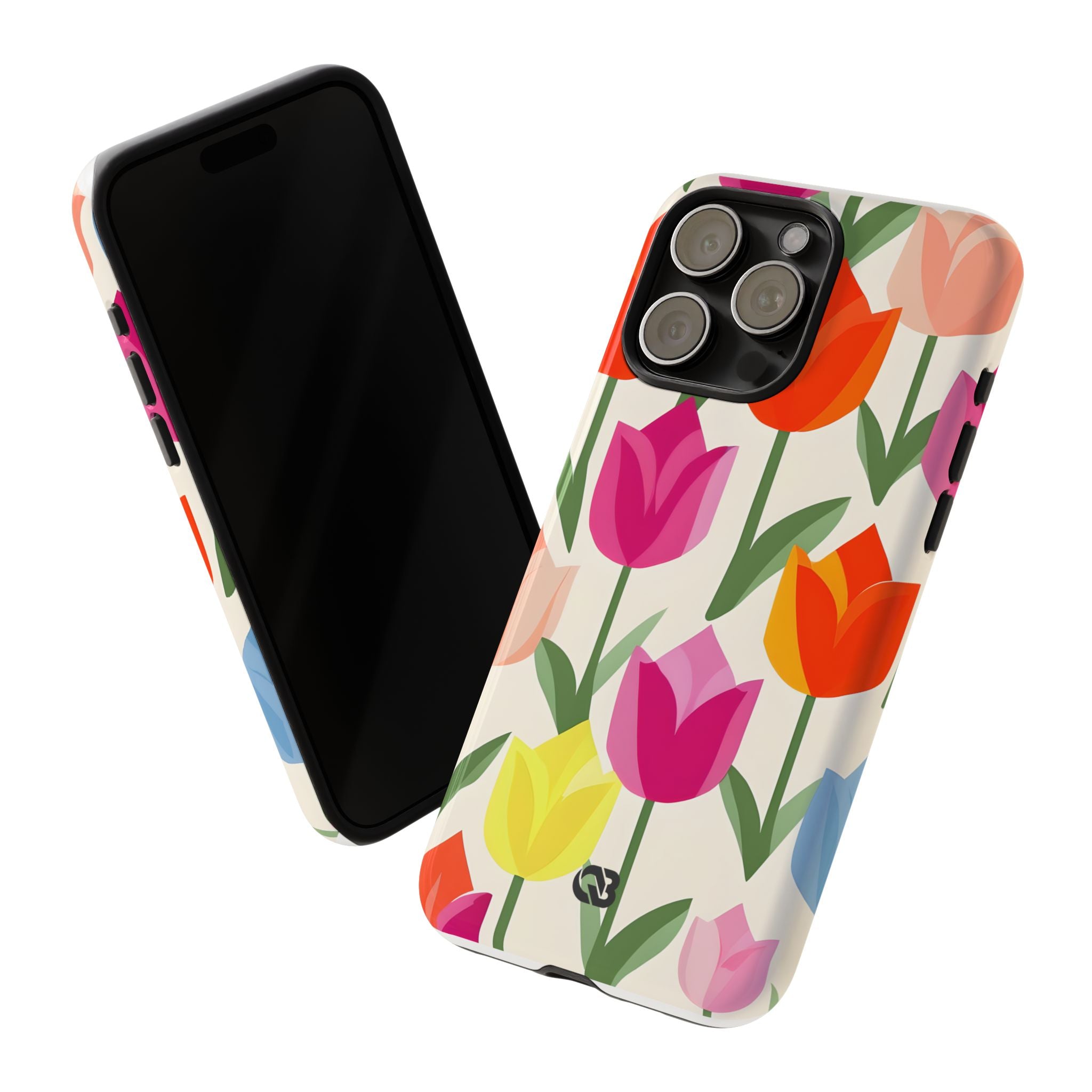 Vibrant Petal Grid · Tough Fundas para teléfono para iPhone