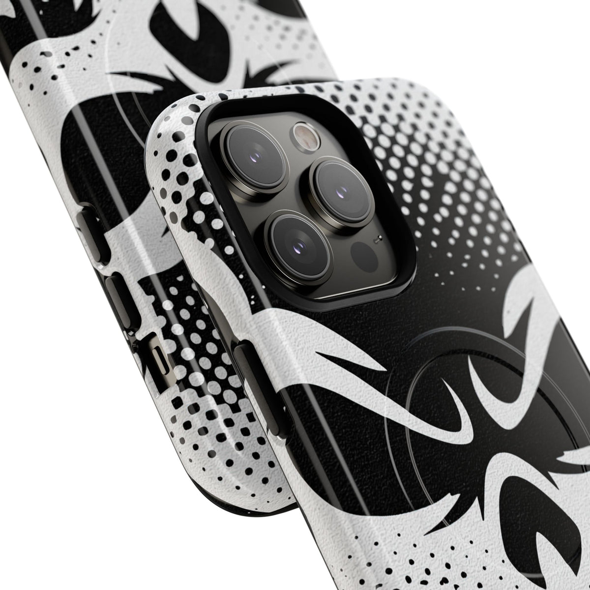 Phantom Halftone · Tough 2.0 Magnetic Phone Case for iPhone · Black