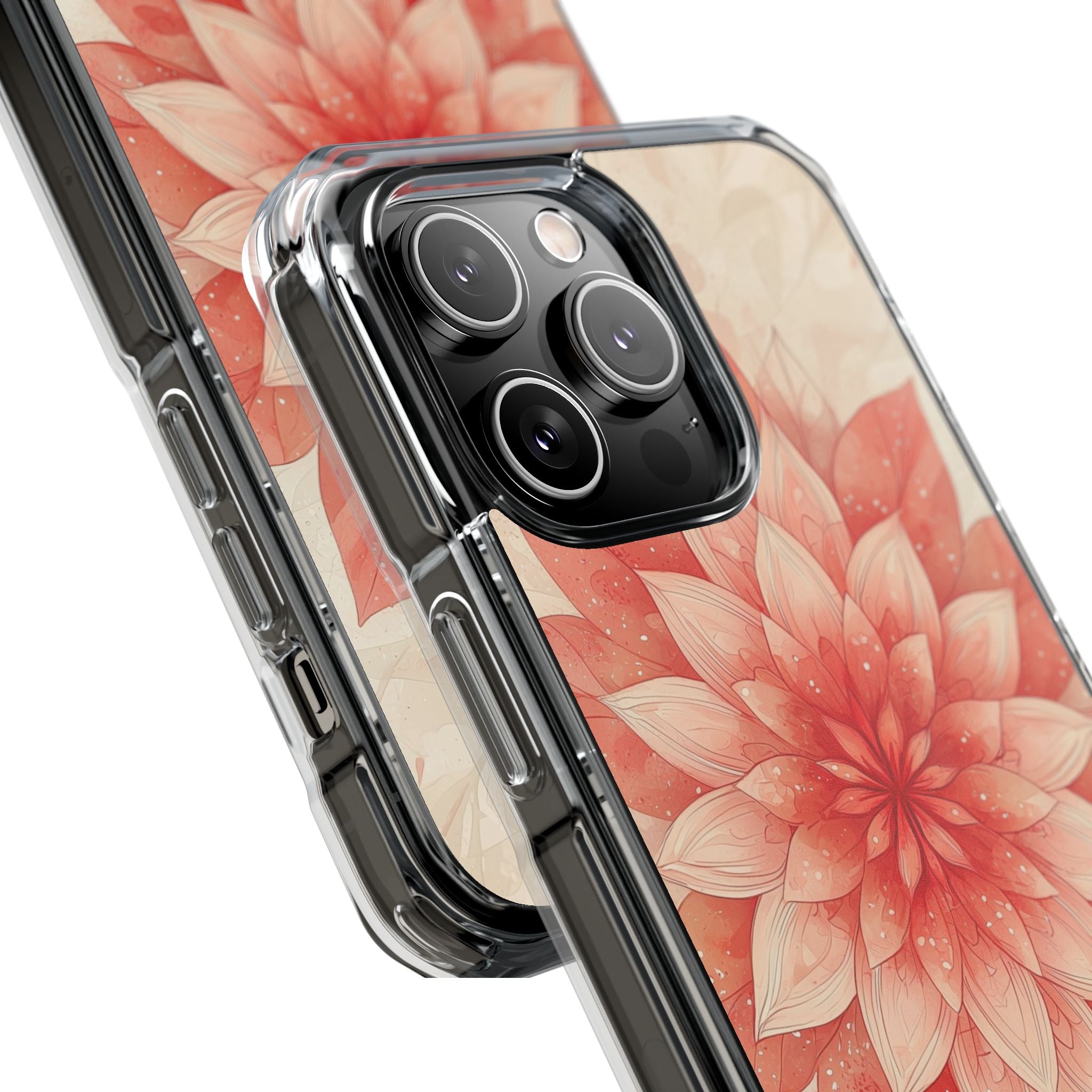 Coral Layered Bloom · Impact Phone Case for iPhone · Magsafe