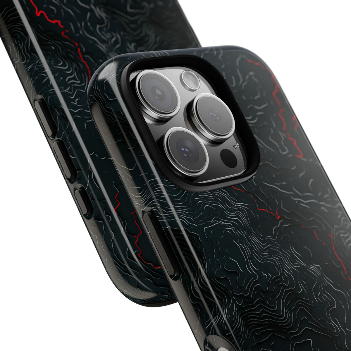 Crimson Rift · Tough Phone Case for iPhone · Black