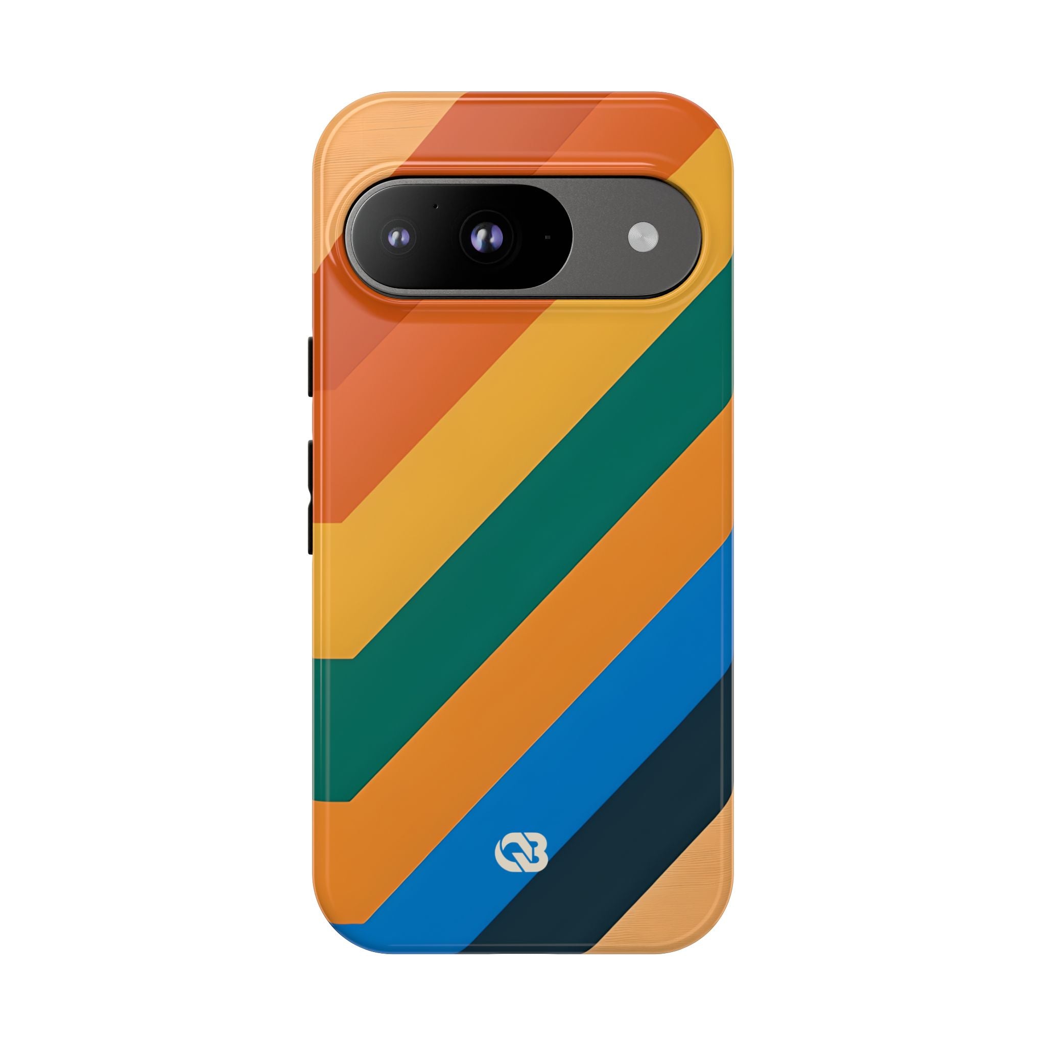 Retro Ridge Lines · Tough Phone Case for Google Pixel