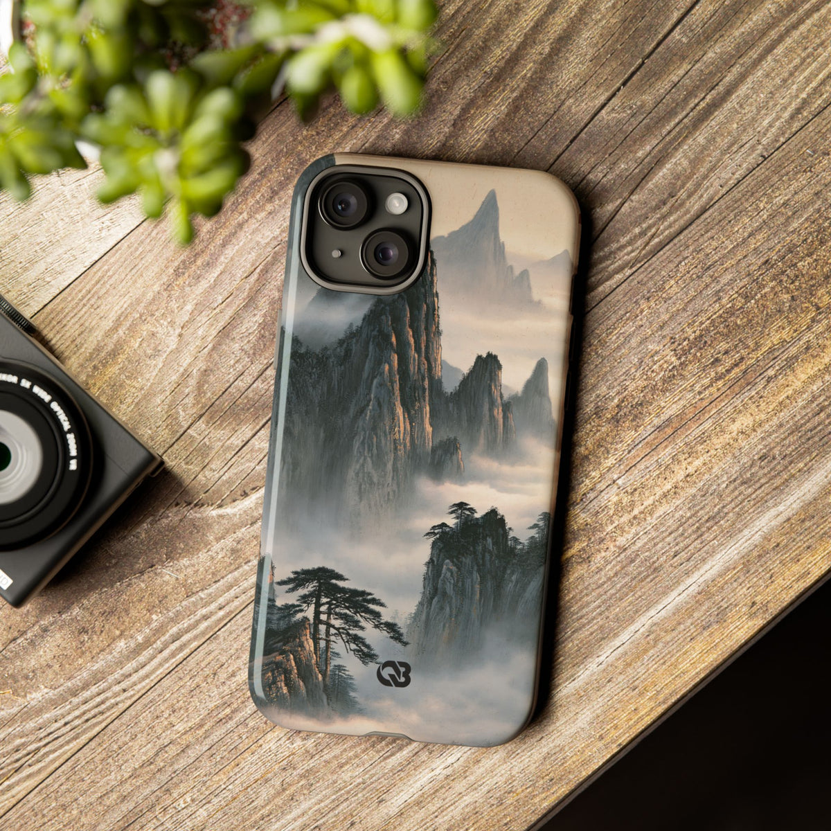 Sacred Mountain Mist · Tough Phone Case for iPhone · Beige