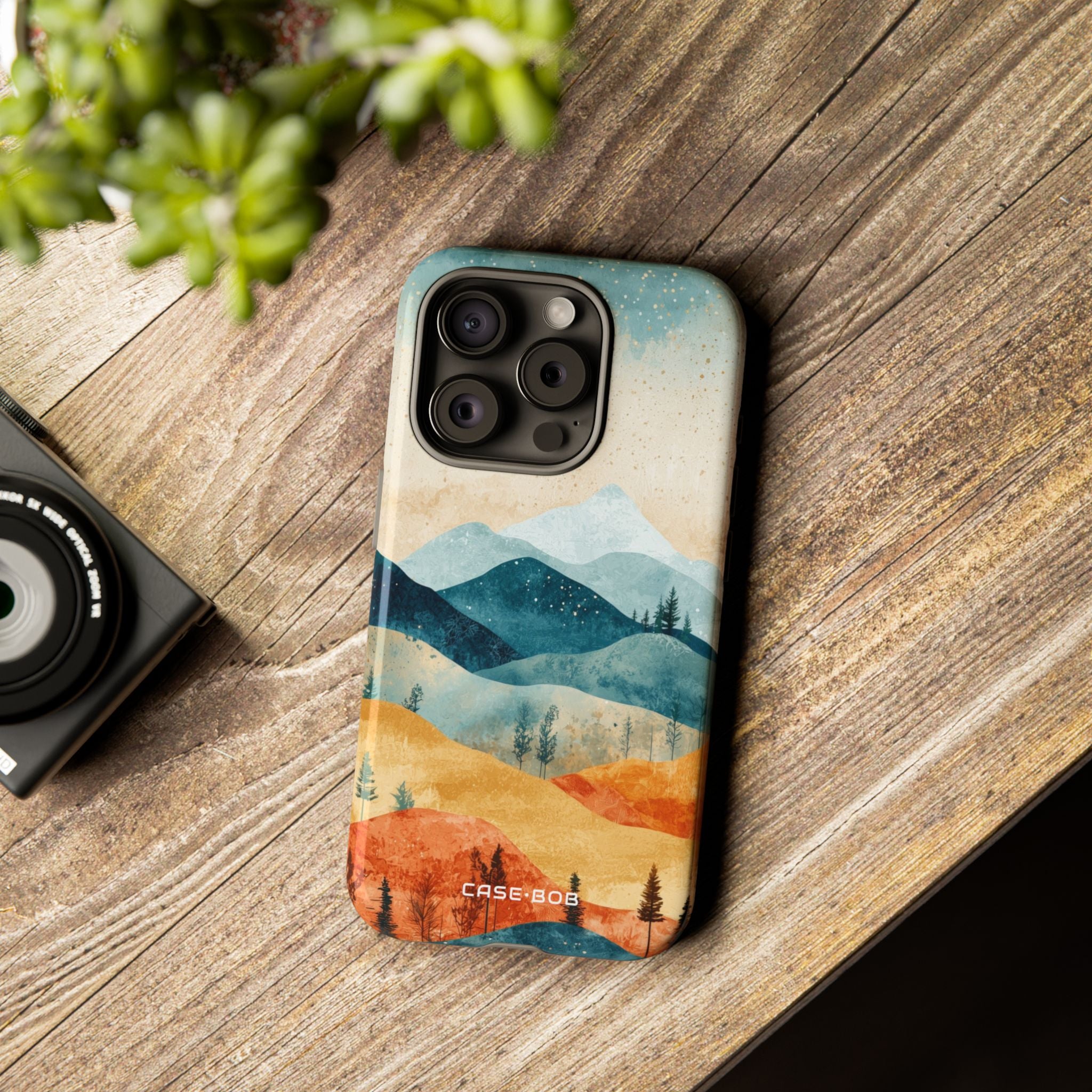 Moonlit Mountains iPhone 15 Pro Case - Tough
