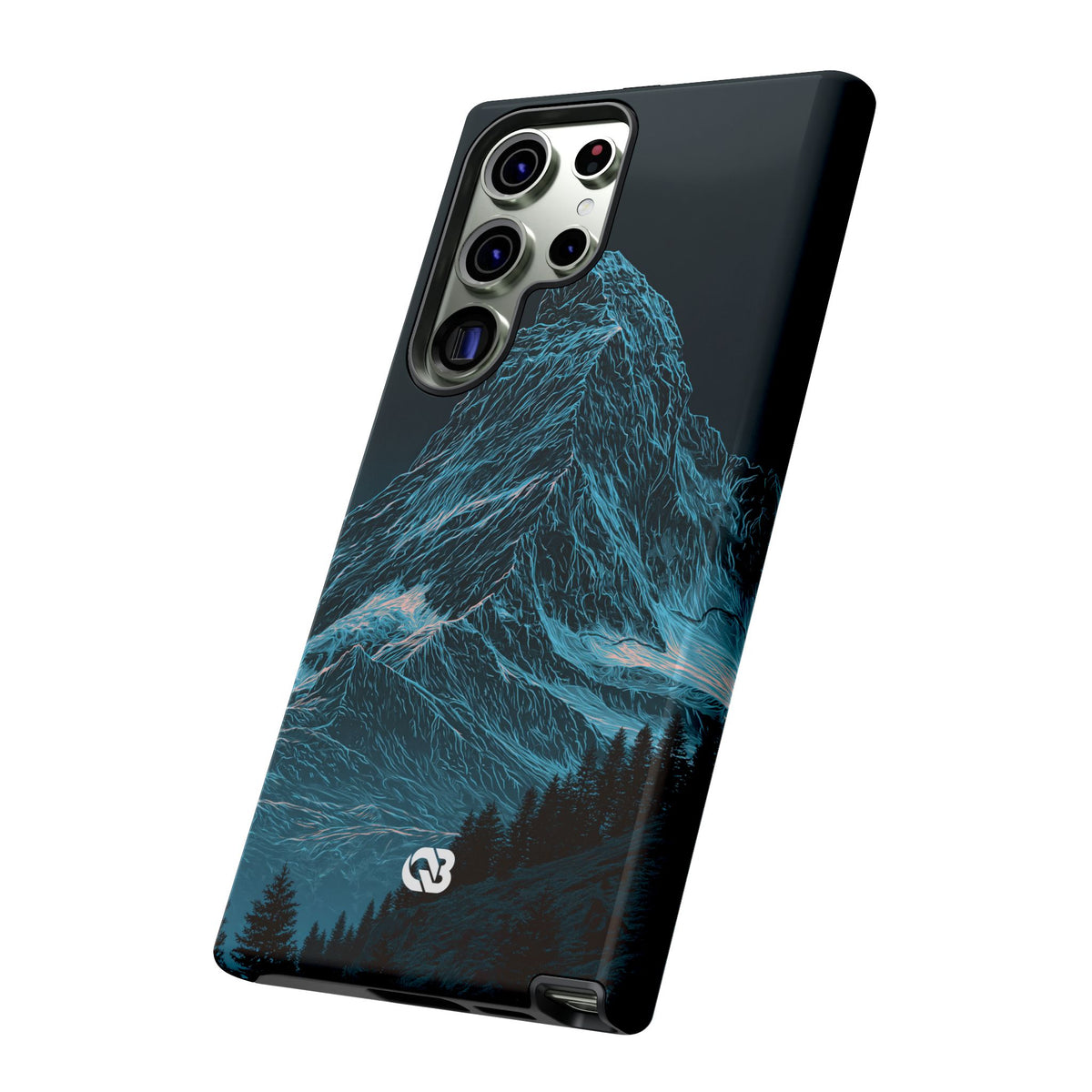 Glacial Alpine Peak · Tough Phone Case for Samsung · Blue