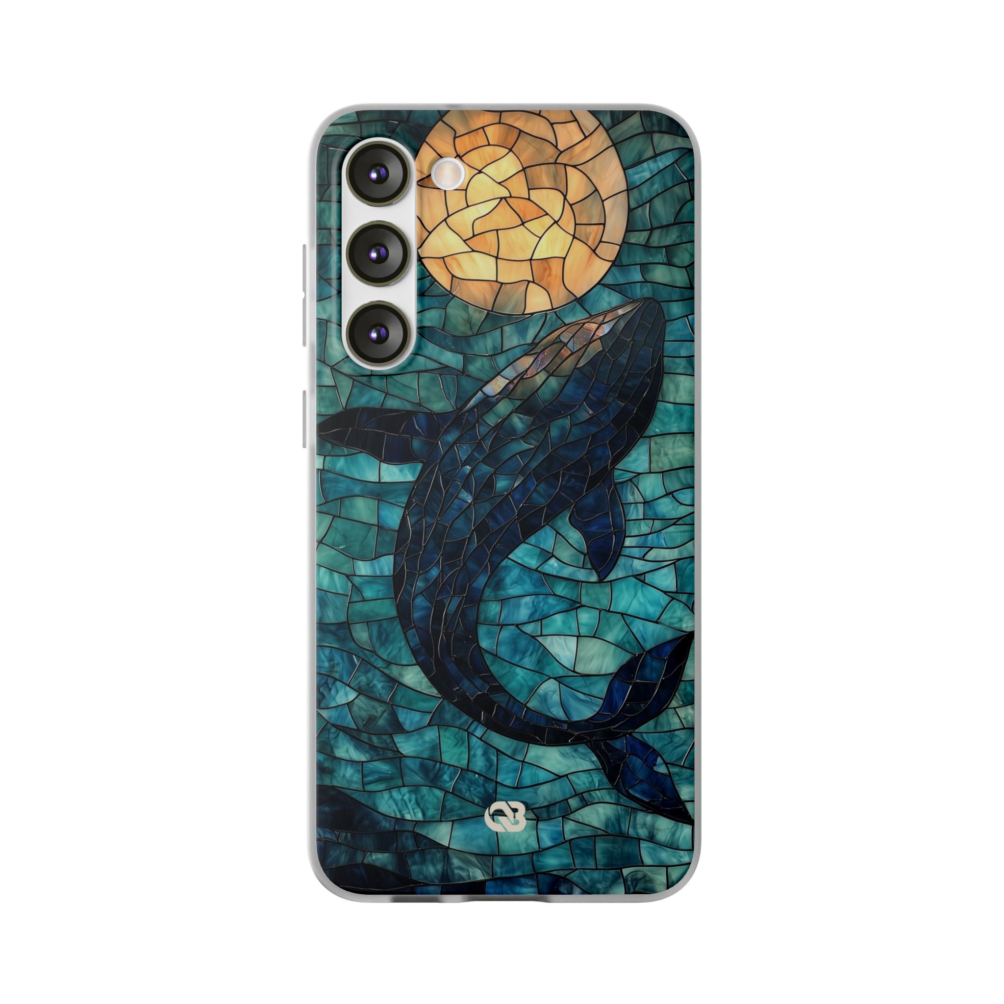 Stained Moon Whale · Soft etui na telefon dla Samsung