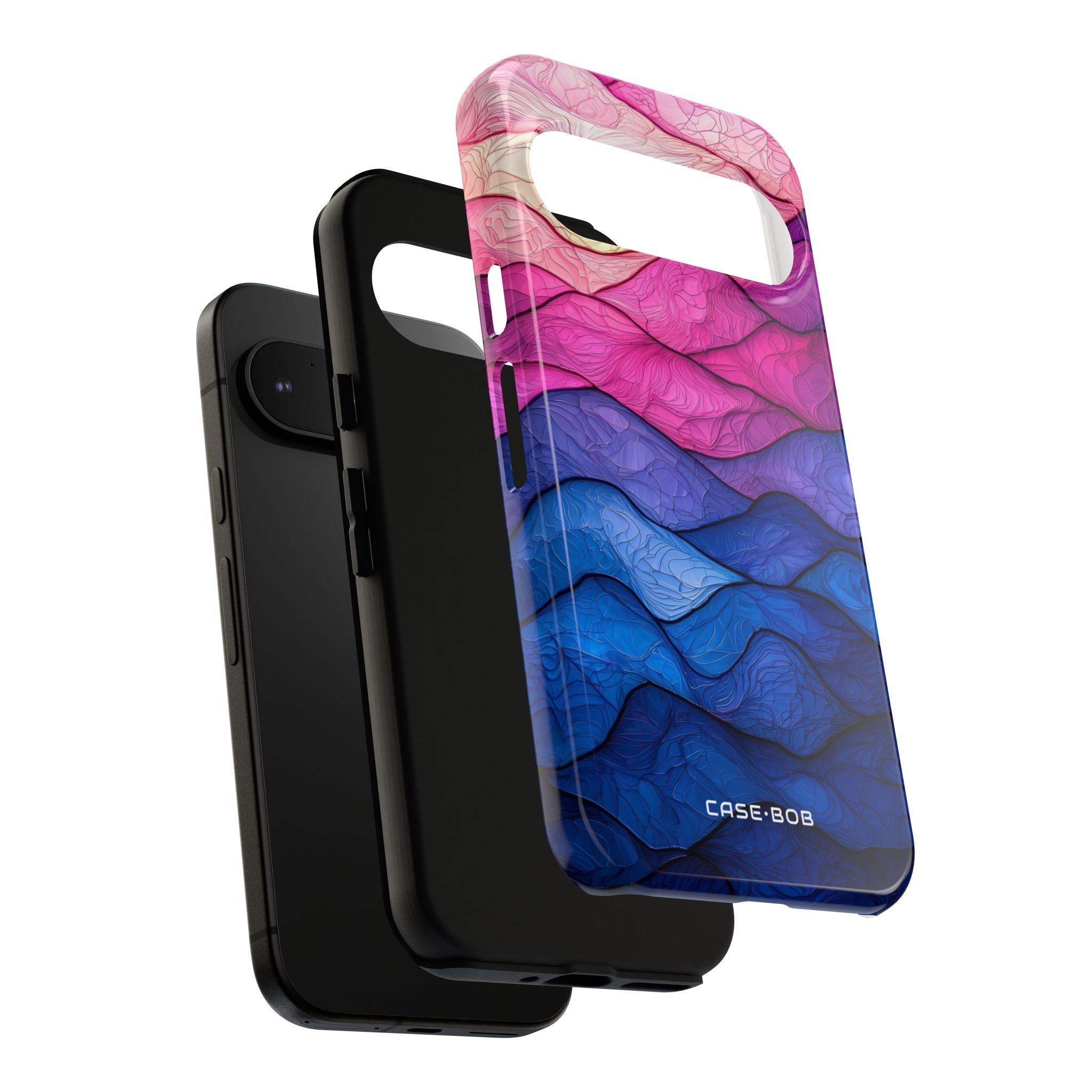 Welliges Ader-Verlauf Google Pixel 9 Case - Tough