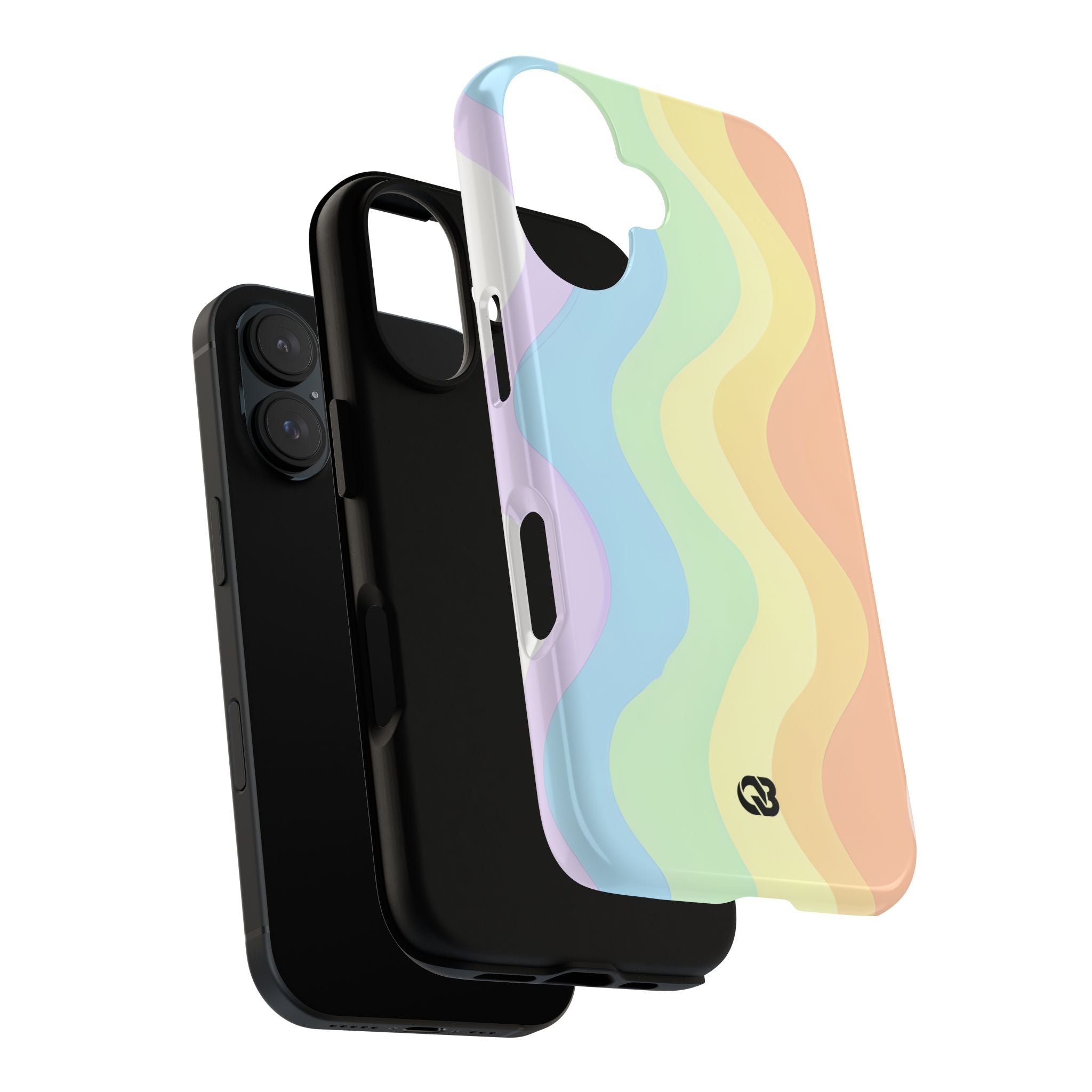 Pastel Ripple Flow · Tough Case na iPhone