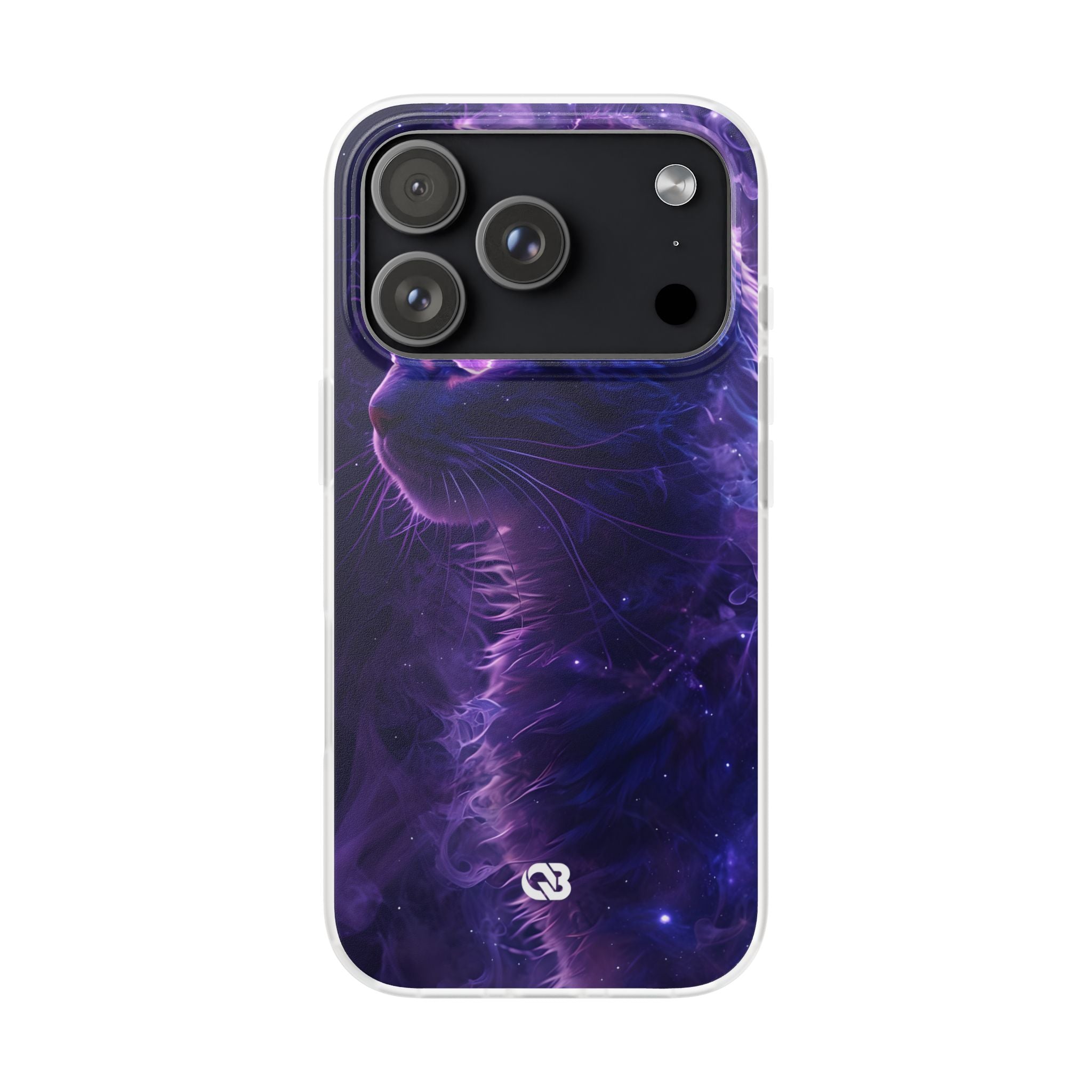 Purple Void Feline · Soft Custodia per iPhone
