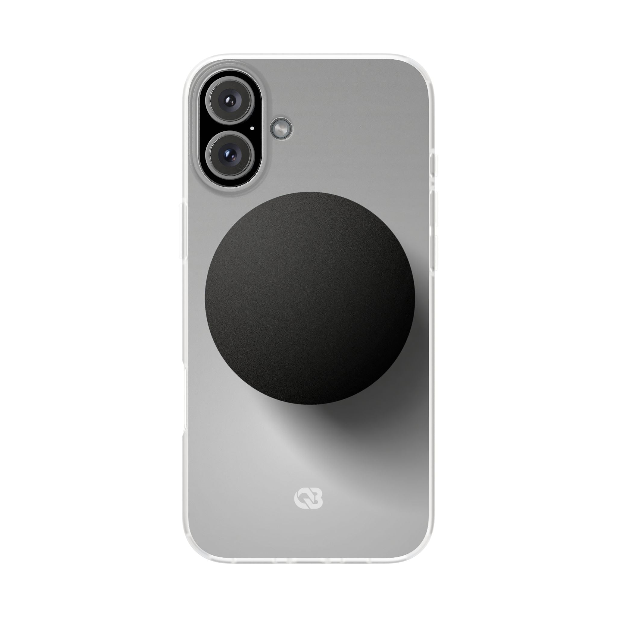 Grey Lite Phone Case for iPhone - Matte Onyx Sphere