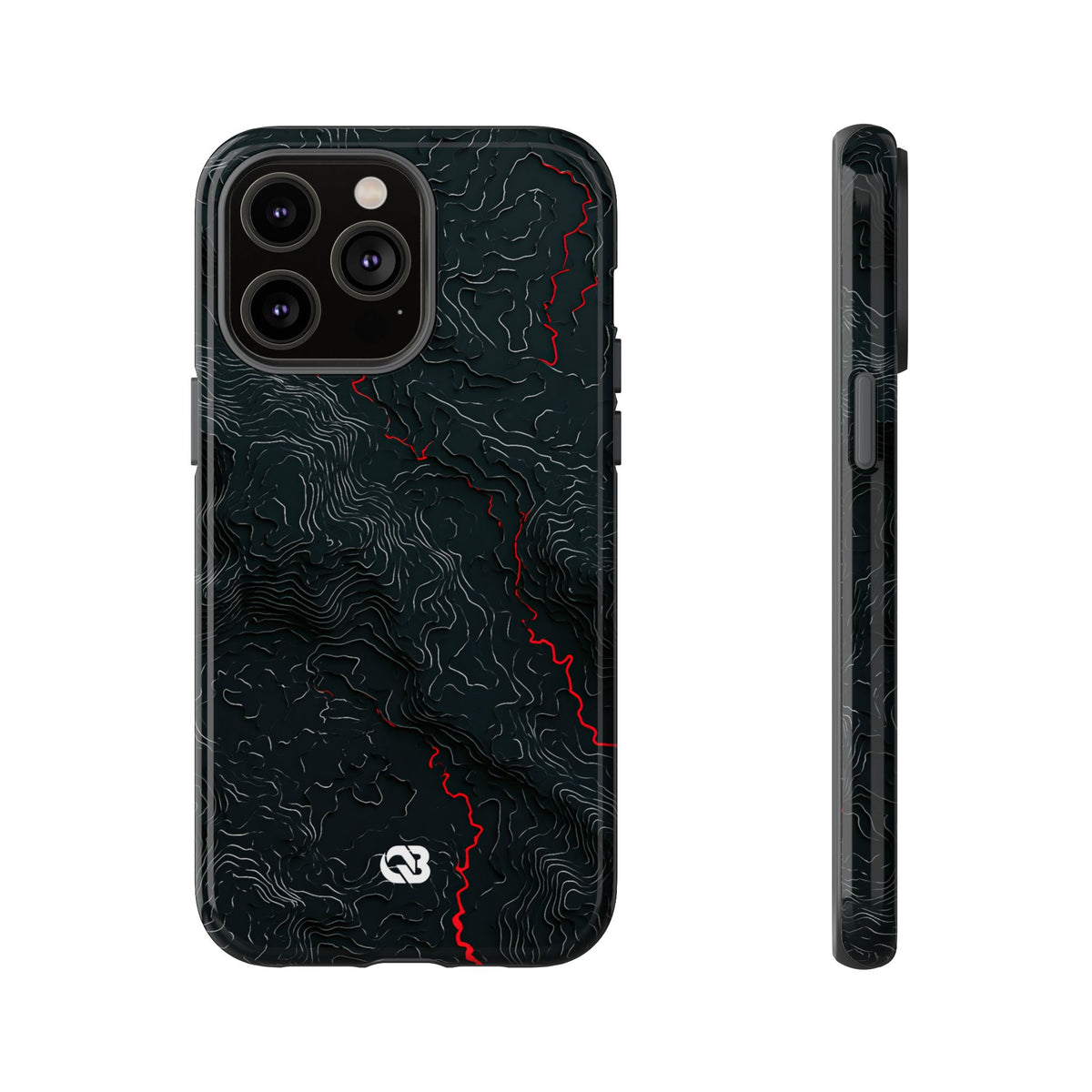 Crimson Rift · Tough Phone Case for iPhone · Black