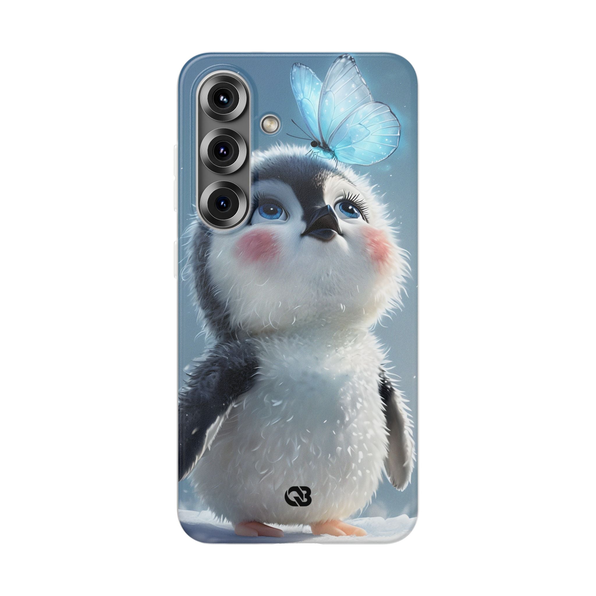 Frosty Penguin Glow · Soft Phone Case for Samsung