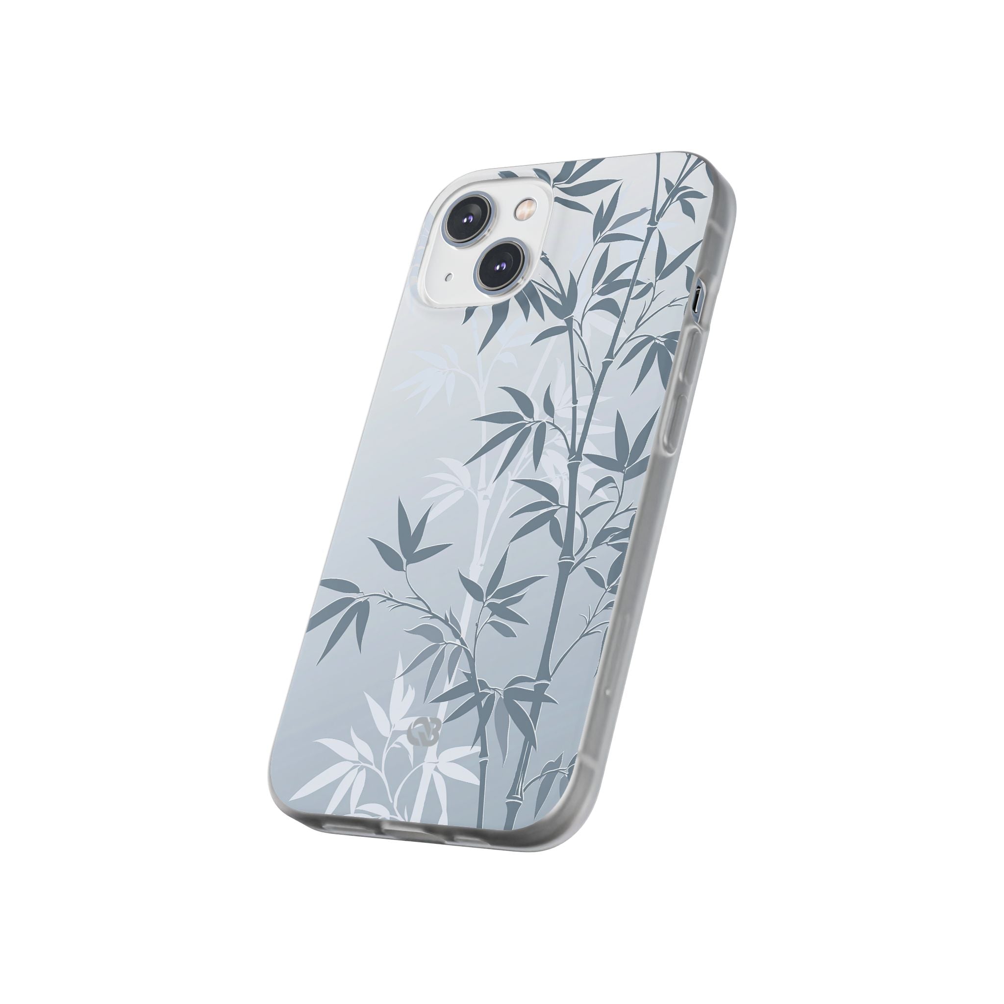 Blue Lite Phone Case for iPhone - Slate Bamboo Shadow