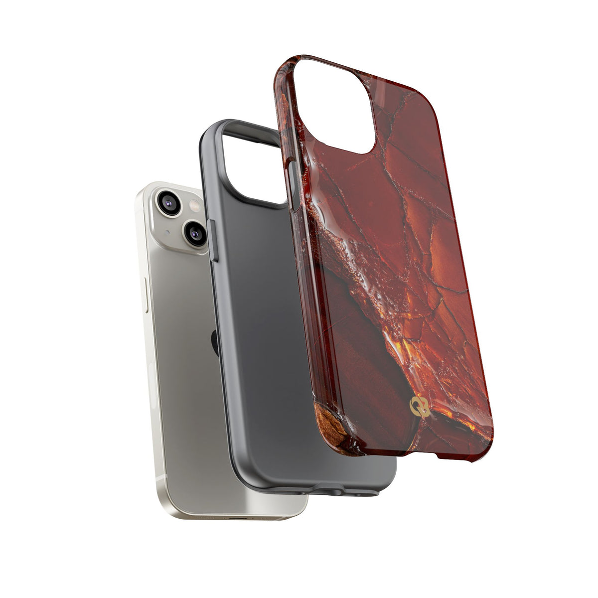 Amber Embrace · Tough Phone Case for iPhone · Brown