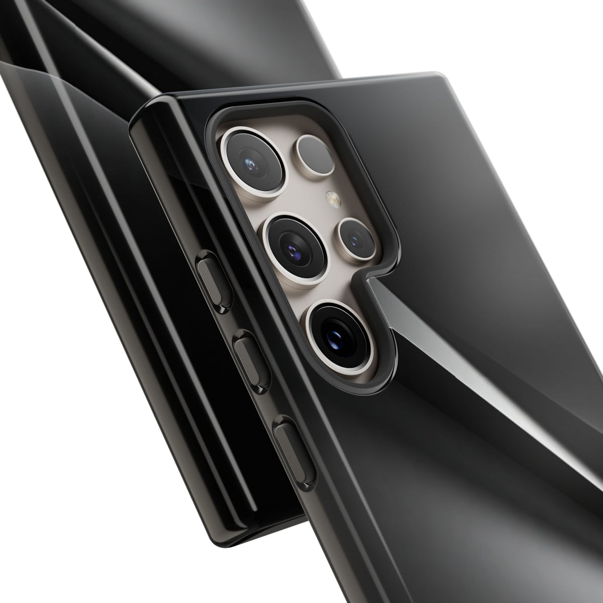 Obsidian Ridge · Tough Phone Case for Samsung · Black