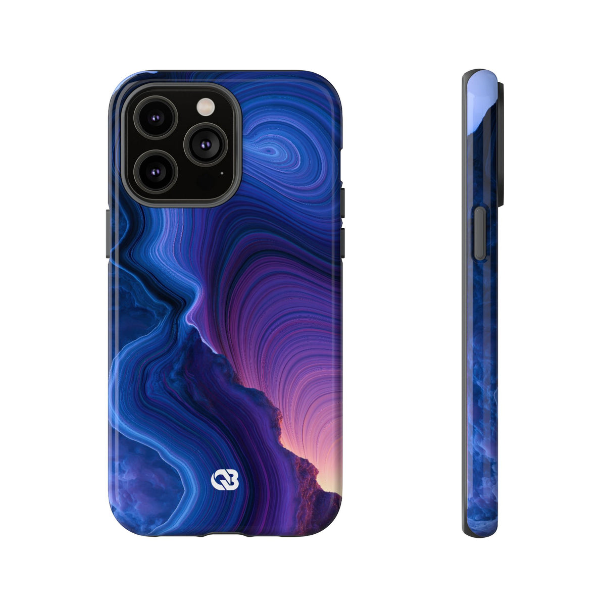 Radiant Strata · Tough Phone Case for iPhone · Blue