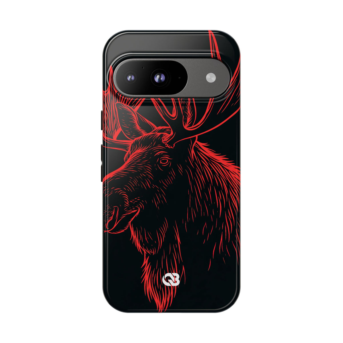 Nordic Elk · Tough Phone Case for Pixel · Black