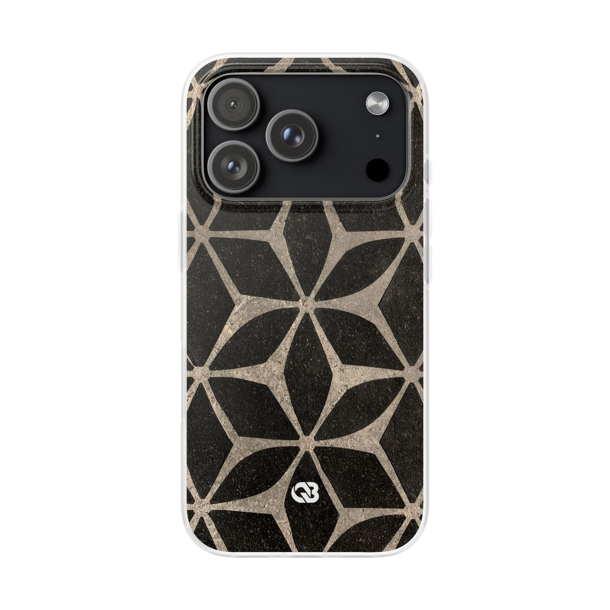 Concrete Mosaic Star · Lite Phone Case for iPhone · Black