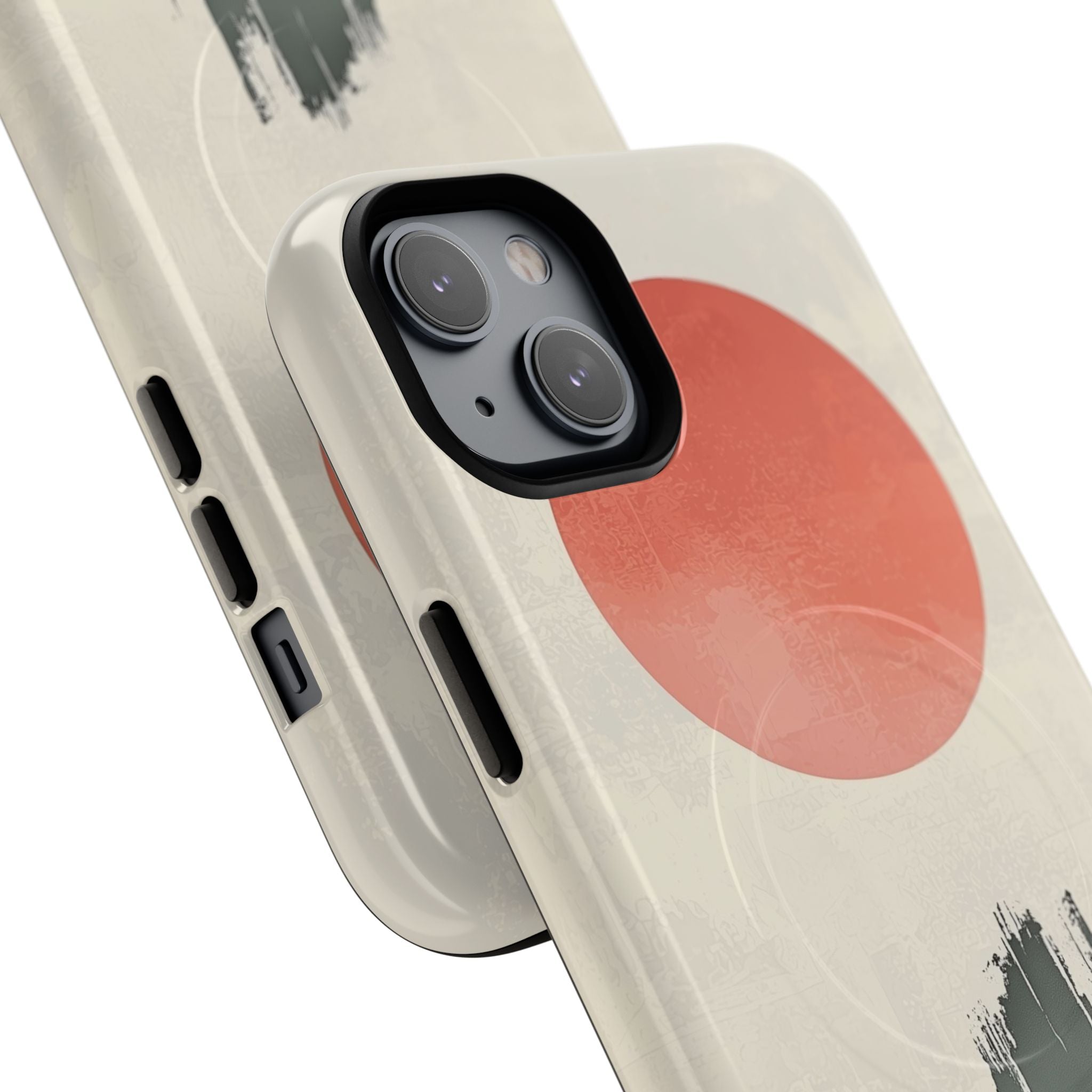 Crimson Sun Strokes · Tough+ Phone Case for iPhone · Magsafe