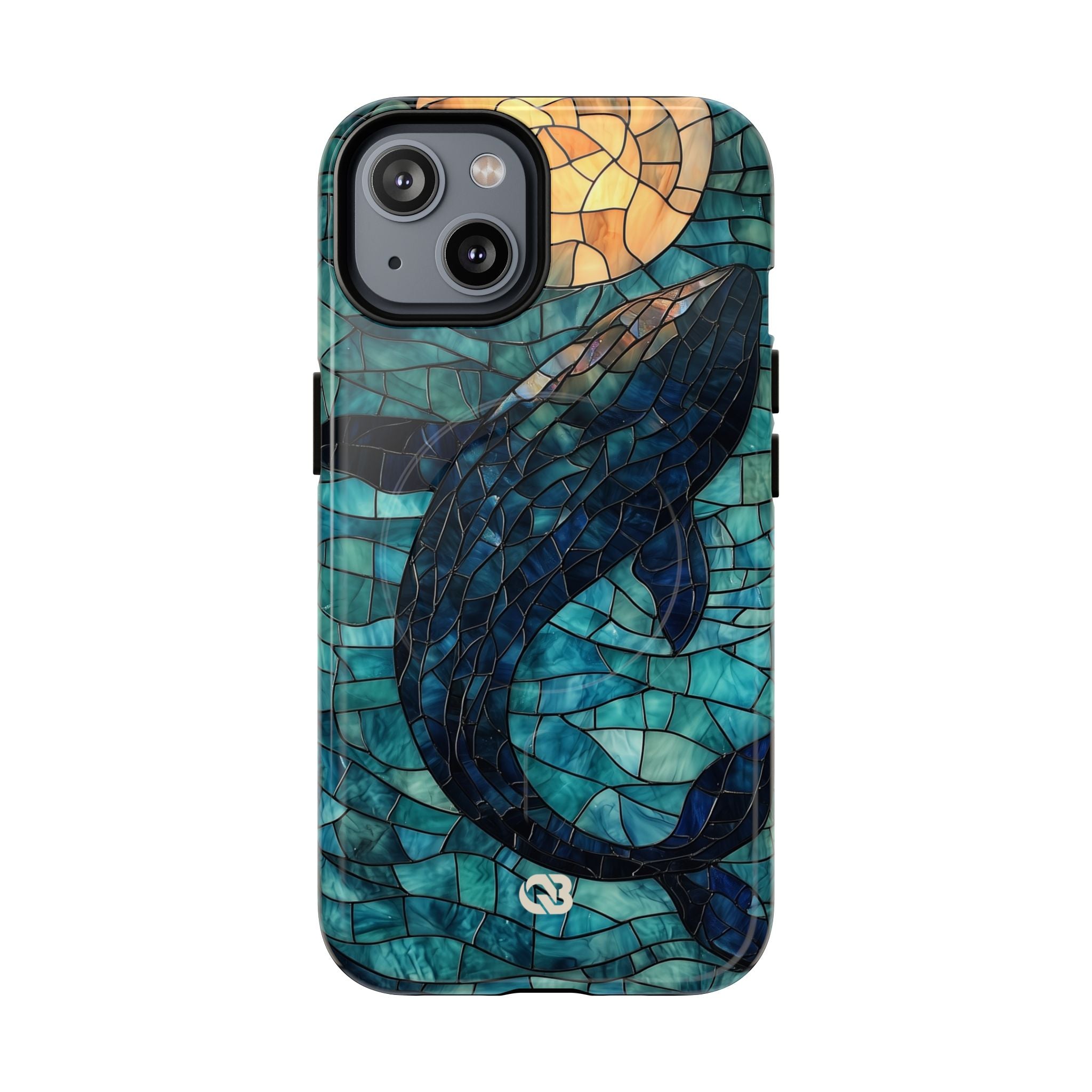 Stained Moon Whale · Tough+ Fundas para teléfono para iPhone · Magsafe