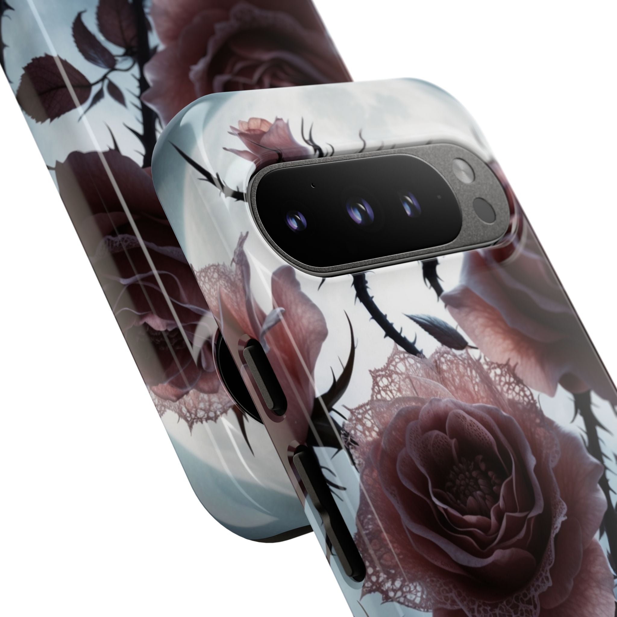 Lunar Lace Petals · Tough Phone Case for Google Pixel