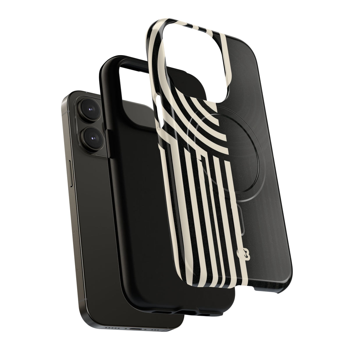 Beige Tough 2.0 Magsafe Phone Case for iPhone - Monolith Ivory Signal