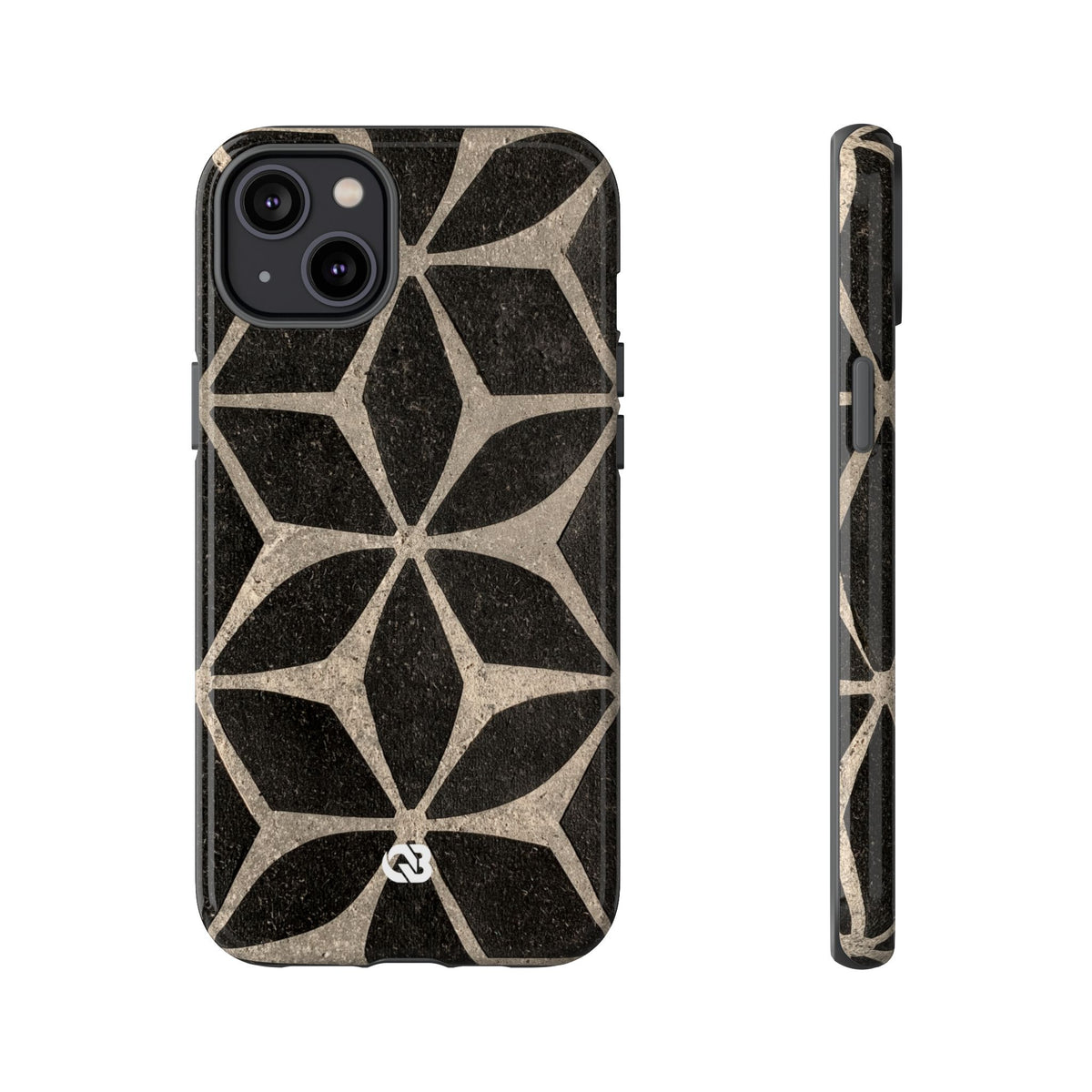 Concrete Mosaic Star · Tough Phone Case for iPhone · Black
