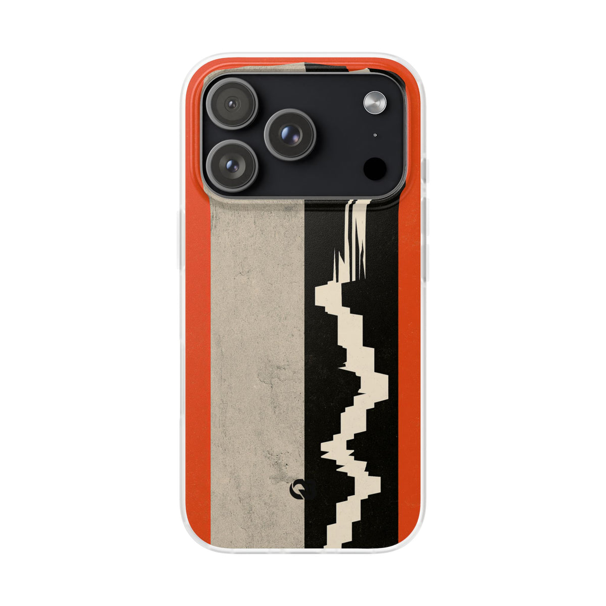 Orange Lite Phone Case for iPhone - Orange Monolith Rift