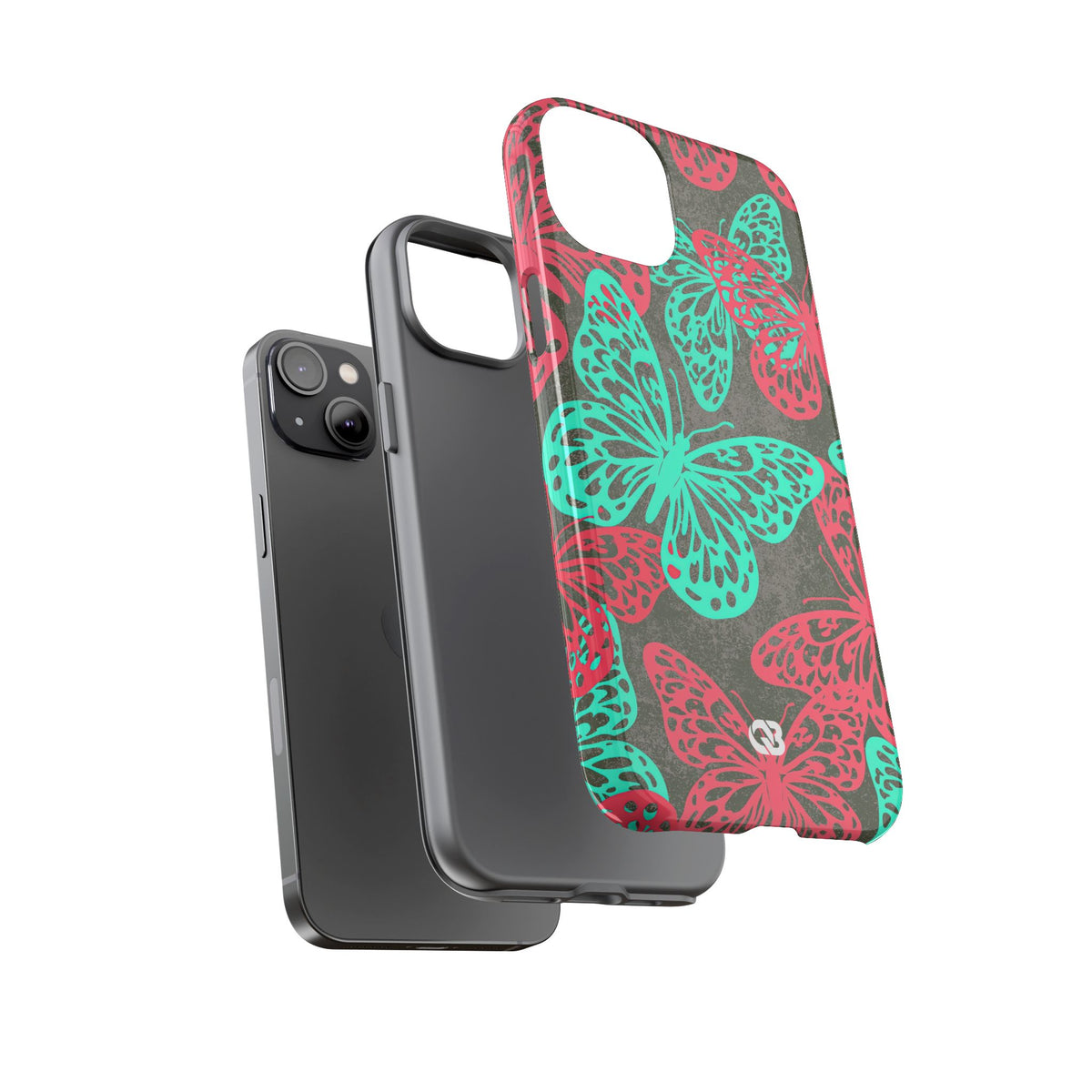 Electric Papillon · Tough Phone Case for iPhone · Pink