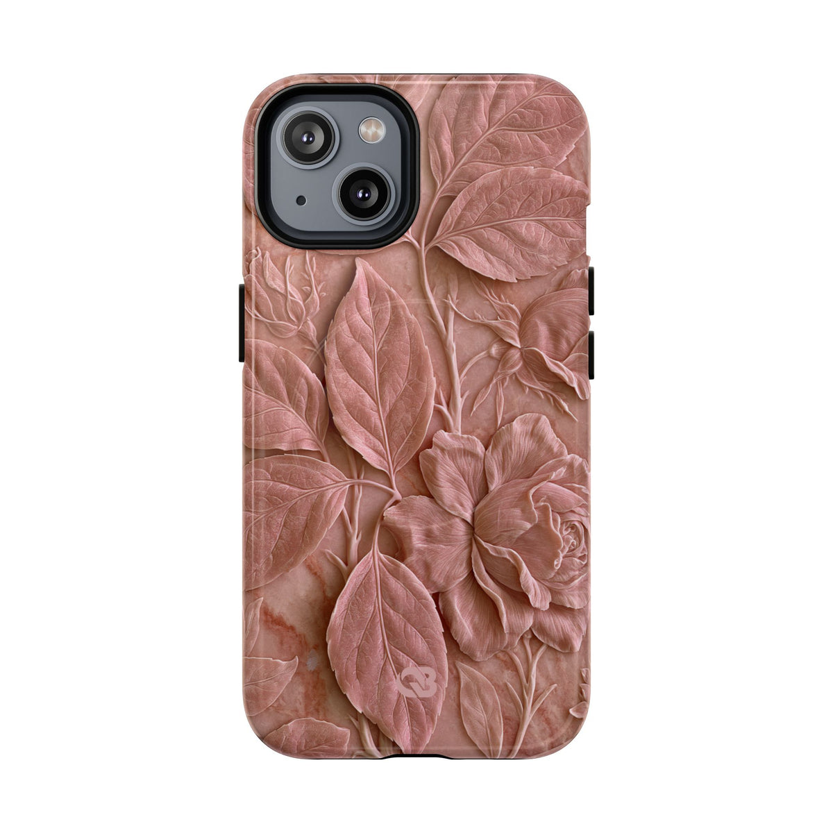 Blush Rose Relief · Tough 2.0 Magnetic Phone Case for iPhone · Pink